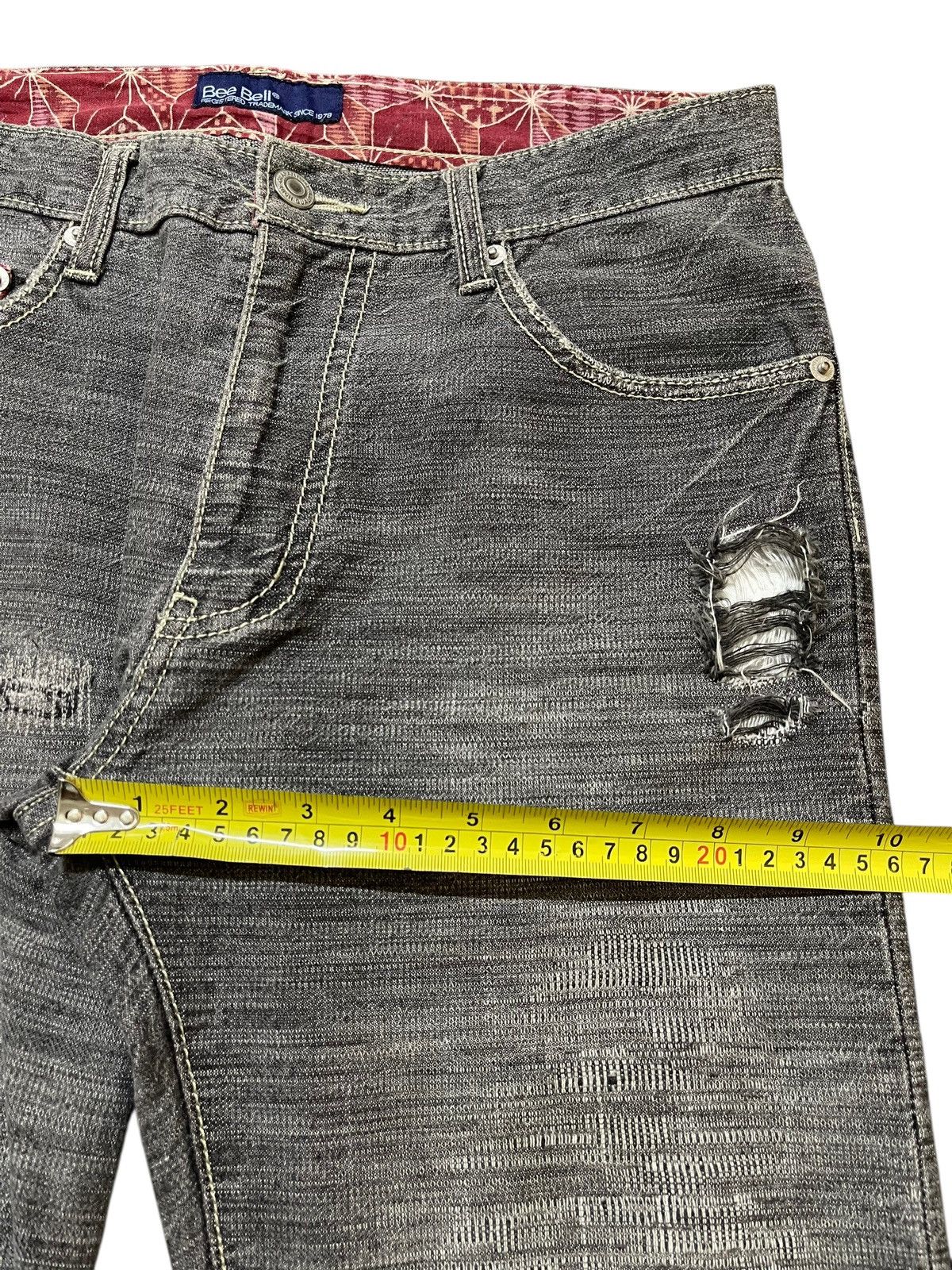 Kapital Vintage Japanese Brand Faded Wash Style Loose Jeans Size US 30 / EU 46 - 14 Thumbnail