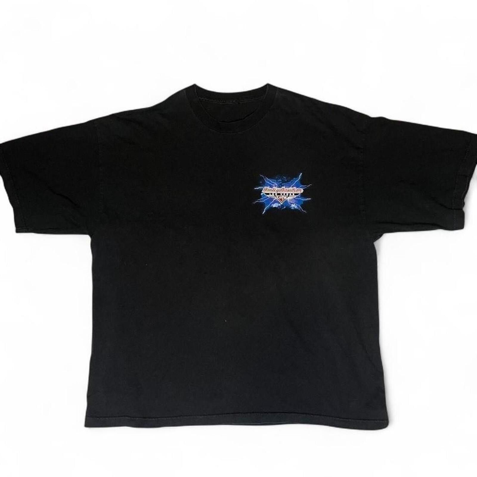 Harley Davidson Vintage Harley-Davidson Cafe Las Vegas Graphic T-Shirt 3XL Size US L / EU 52-54 / 3 - 1 Thumbnail