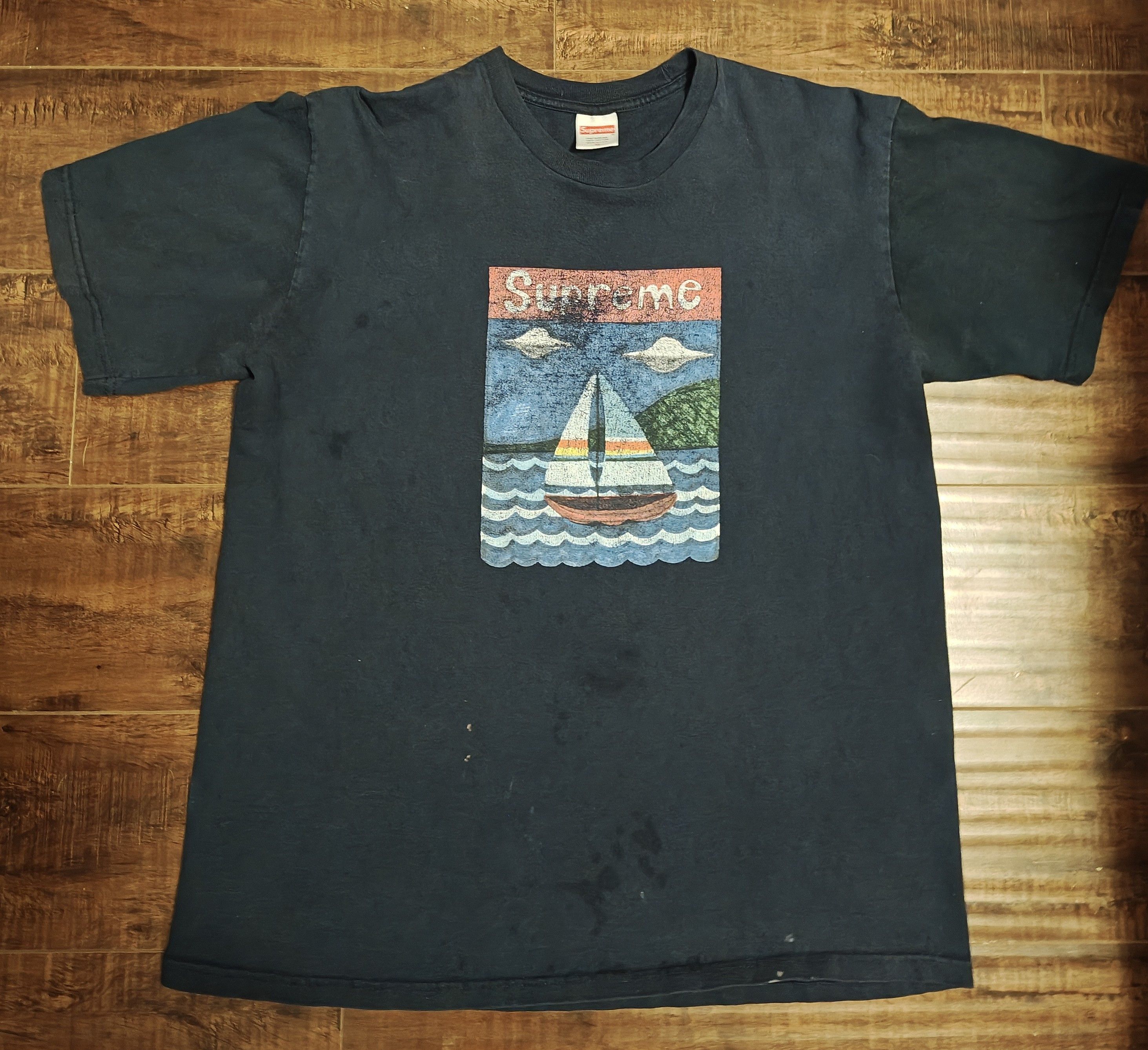 Supreme Supreme Sailboat Tee Size US M / EU 48-50 / 2 - 1 Thumbnail
