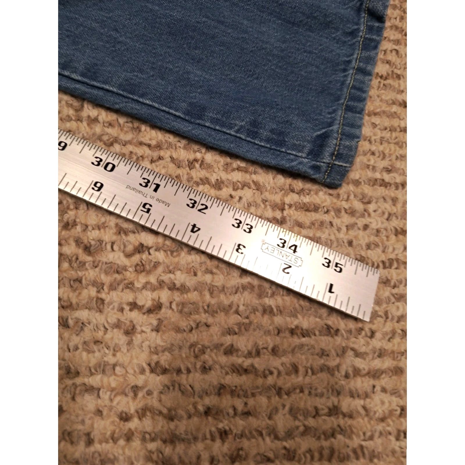 Levi's VINTAGE Levi’s Denim Overalls XS Women Blue Medium Denim Straight Jeans XS Size 26" / US 2 / IT 38 - 6 Thumbnail