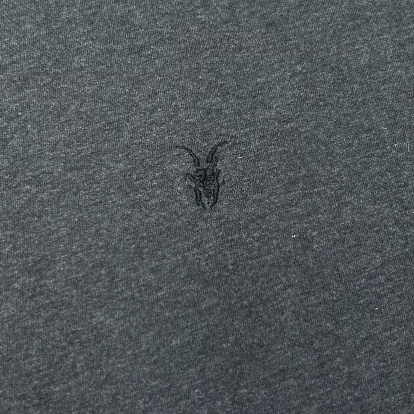 Allsaints Allsaints Grey Essential Embroidered Mini Logo Short Sleeve T-Shirt XXL Slim Fit Mens Size US XXL / EU 58 / 5 - 4 Thumbnail