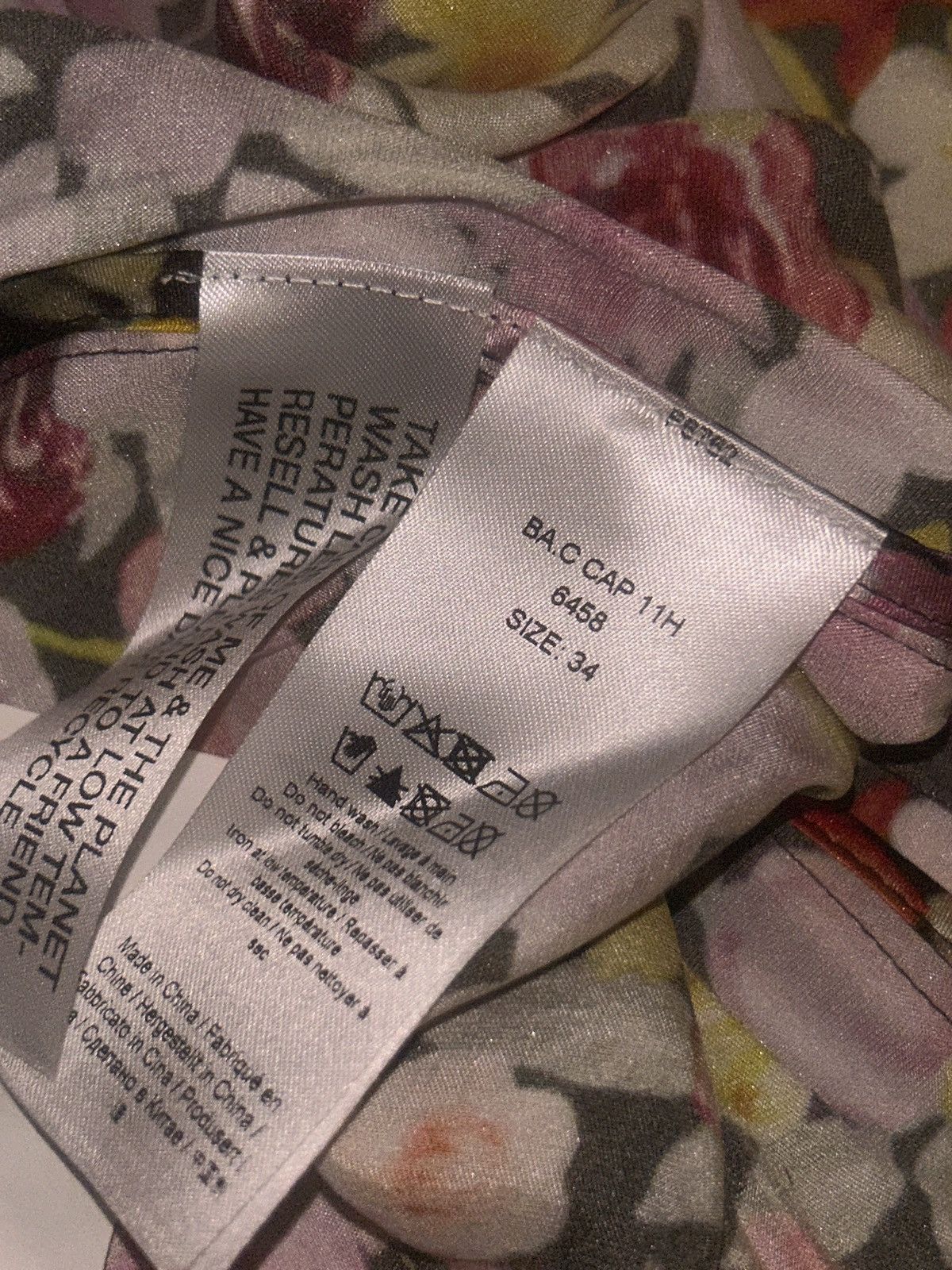 Ganni Ganni Ruched floral-print silk-blend satin midi Dress EU 34 Size XS / US 0-2 / IT 36-38 - 7 Thumbnail