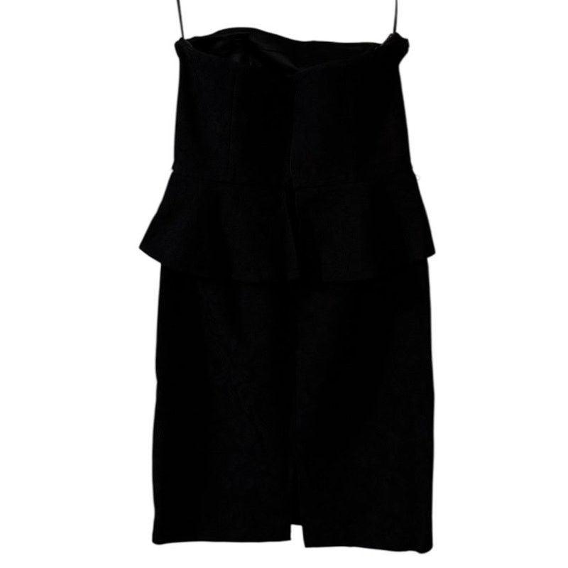 White House Black Market BHWM Black Lace Cocktail Dress Size 14 Knee Length Floral Size L / US 10 / IT 46 - 6 Thumbnail