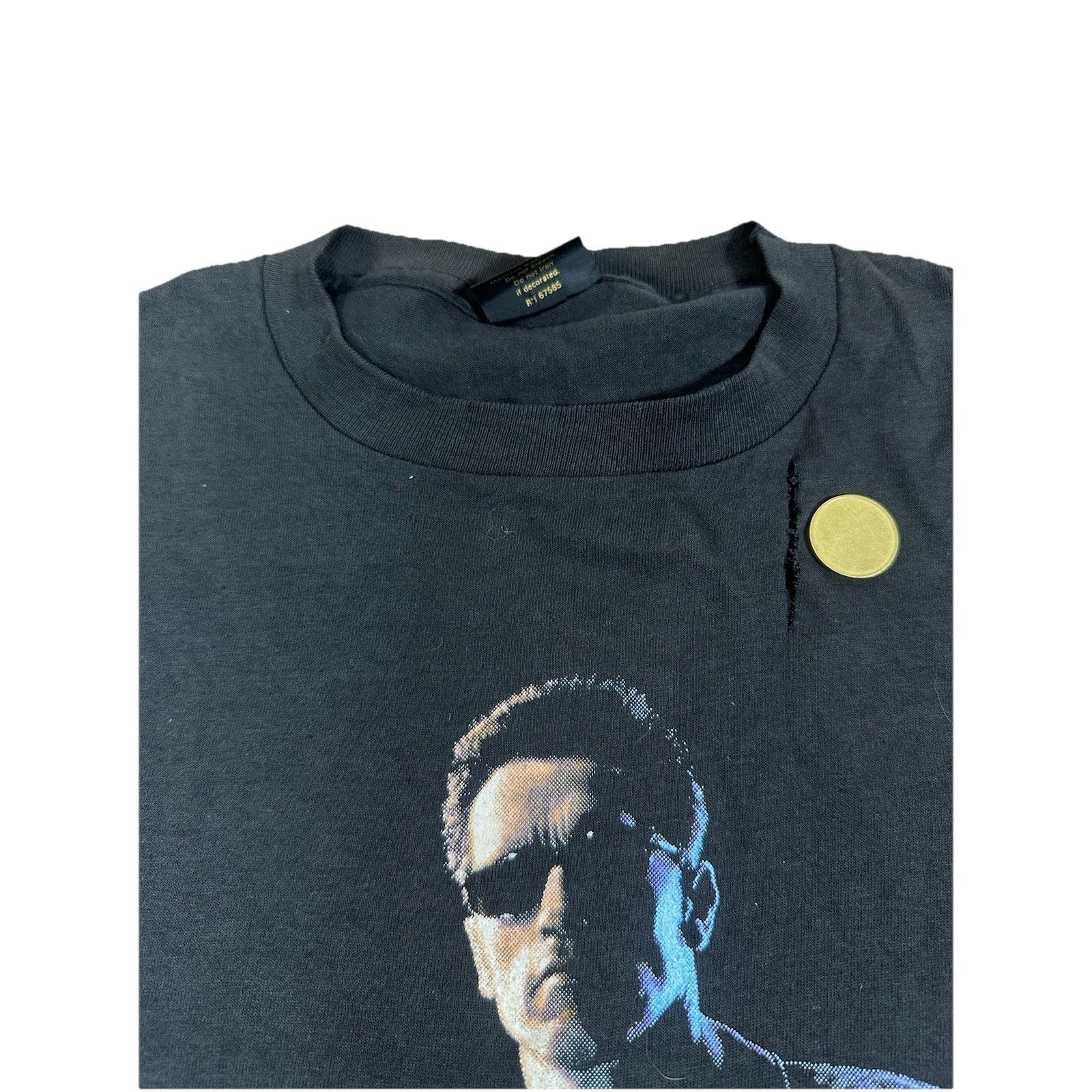 Changes Vintage 1991 TERMINATOR 2 Judgment Day T-Shirt Sci-Fi Arnold Size US M / EU 48-50 / 2 - 3 Thumbnail