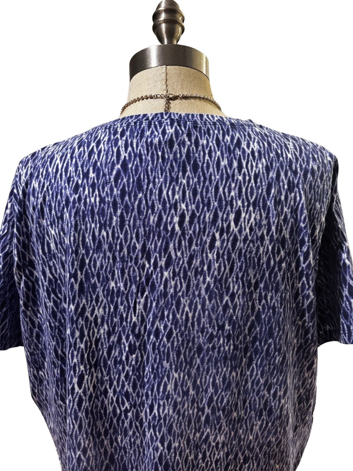 Michael Kors Women’s blue V-neck Top.wt5200 Size XXL / US 16-18 / IT 52-54 - 6 Thumbnail