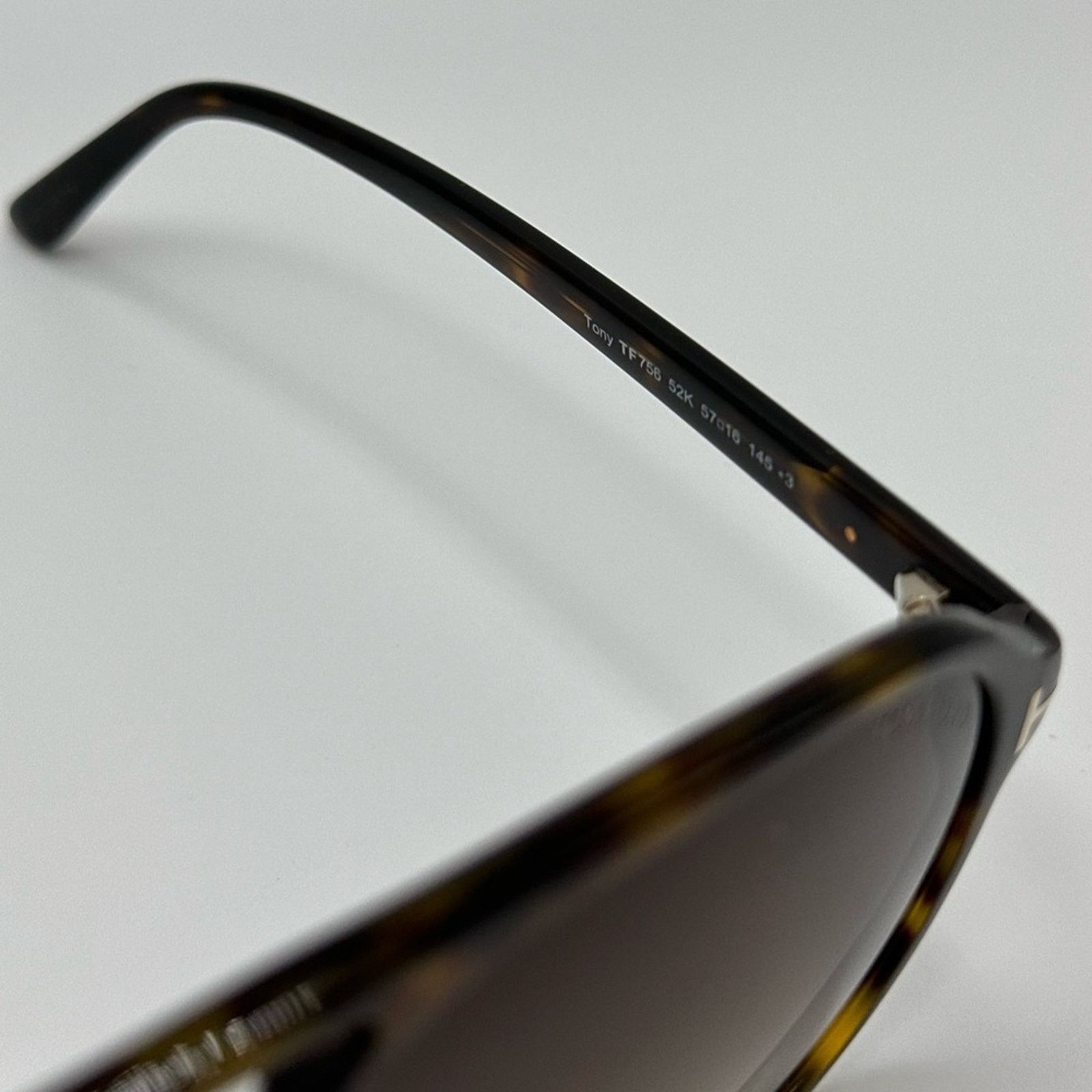 Tom Ford NEW TOM FORD Tony FT0756/S 52K Brown Havana Men Sunglasses Size ONE SIZE - 6 Thumbnail
