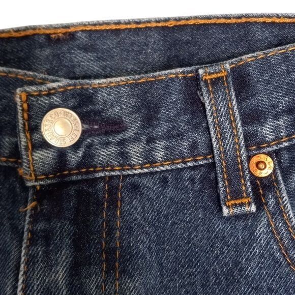 Levi's Levis 505 Size 38x29 Mens Regular Fit Straight Leg Jeans Blu Size US 38 / EU 54 - 4 Thumbnail