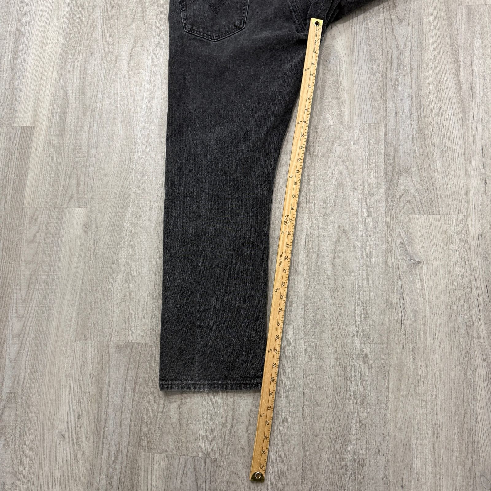 Levi's Vintage Levis Jeans Men's 36x30 Black Regular Straight y2k Size US 36 / EU 52 - 10 Thumbnail