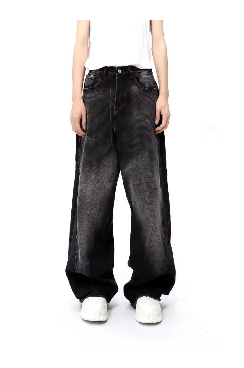 Japanese Brand Street style baggy wide leg loose casual jeans y2k Size US 30 / EU 46 - 1 Thumbnail