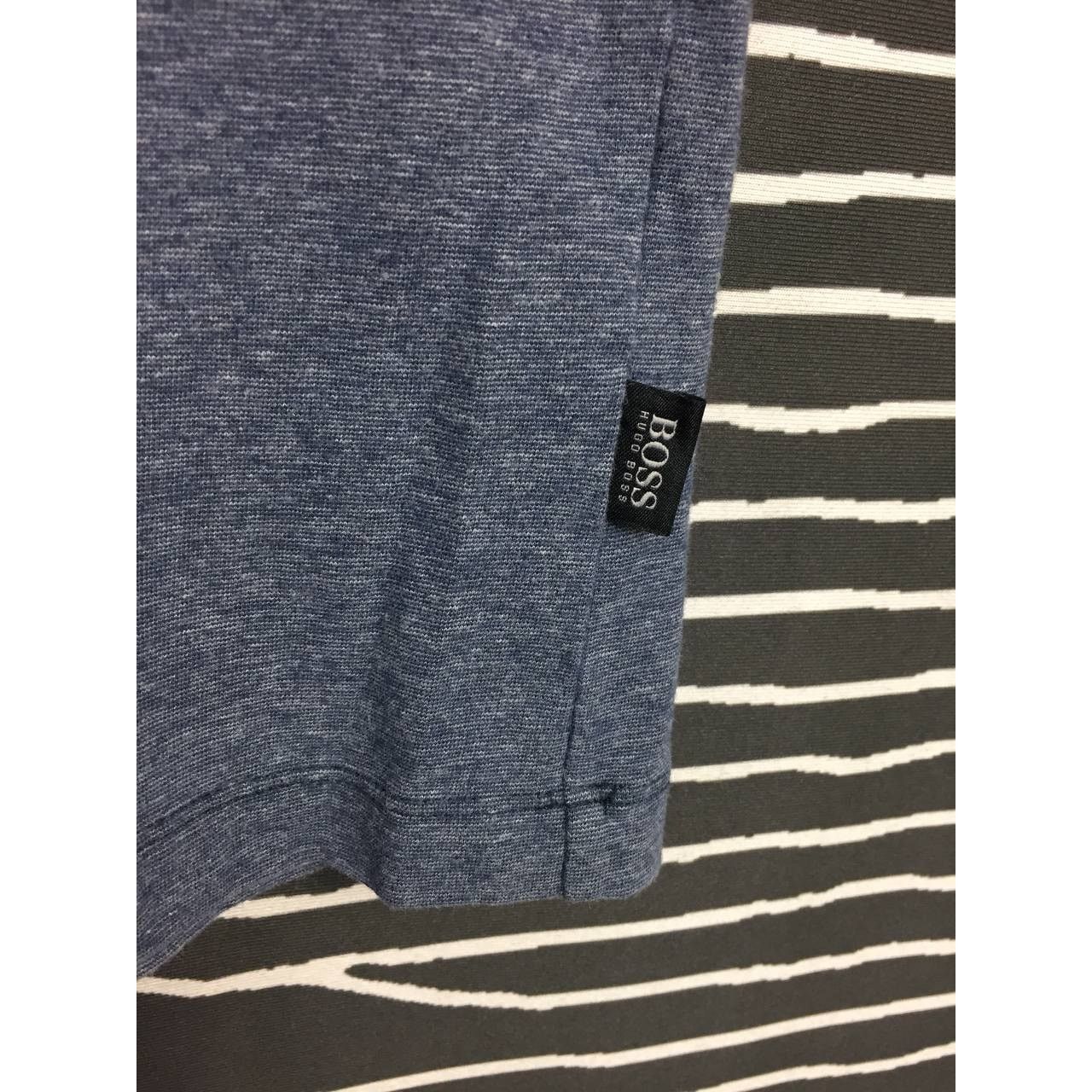 Hugo Boss × Vintage Boss By Hugo Boss Made In Portugal Longsleeve Polo Tee Size US L / EU 52-54 / 3 - 4 Thumbnail