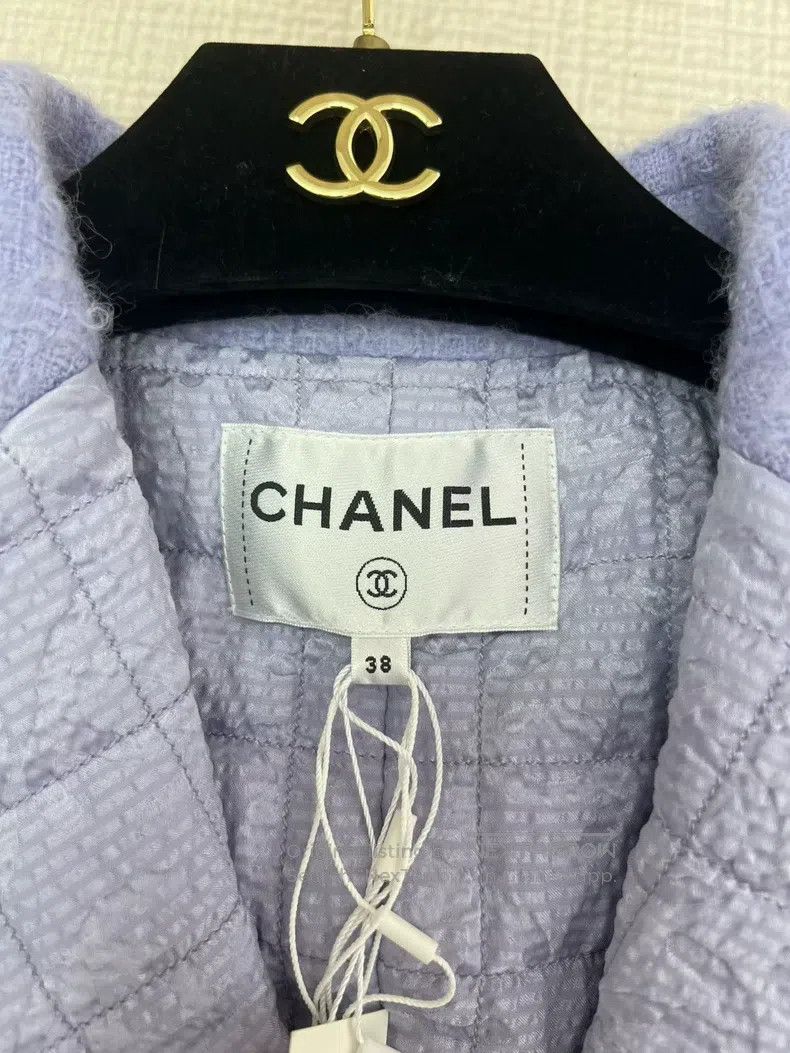 Other Chanel Taro purple lapel short jacket Size XS / US 0-2 / IT 36-38 - 4 Thumbnail