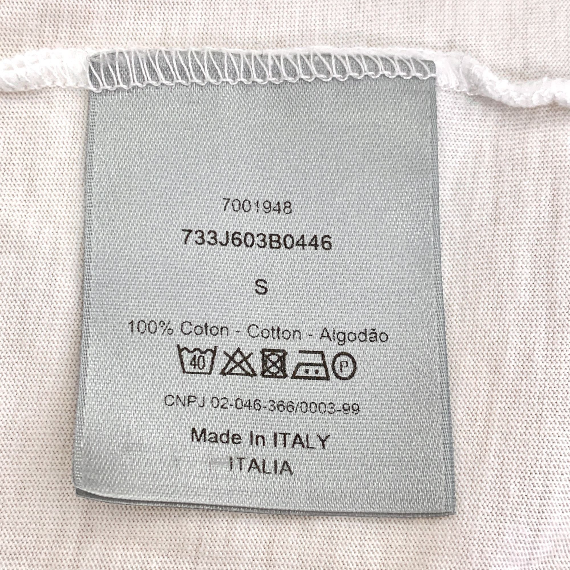 Dior Dior White Bee Embroidered Short-Sleeve T-Shirt (Size S) Size US S / EU 44-46 / 1 - 4 Thumbnail