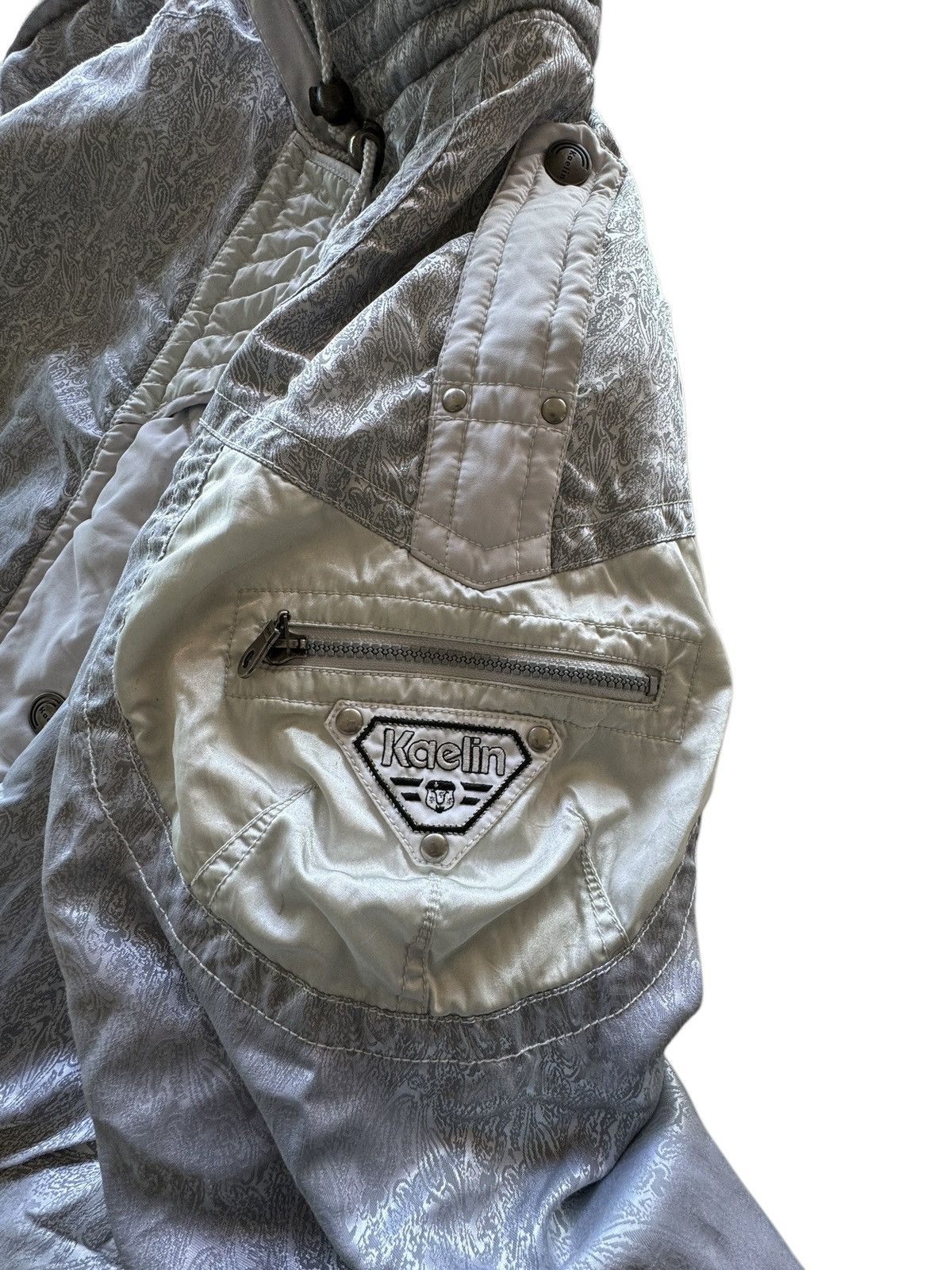 Japanese Brand × Vintage RARE Vintage 80’s Kaelin Damascus Pattern Boxy Ski Jacket Size M / US 6-8 / IT 42-44 - 5 Thumbnail