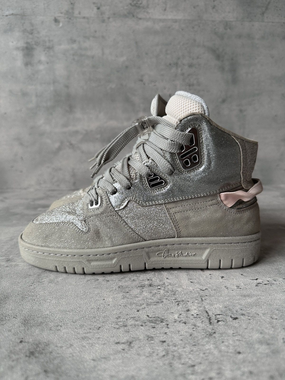 Acne Studios 08STHLM METALLIC GLITTER HIGH TOP Size US 6 / EU 39 - 11 Thumbnail