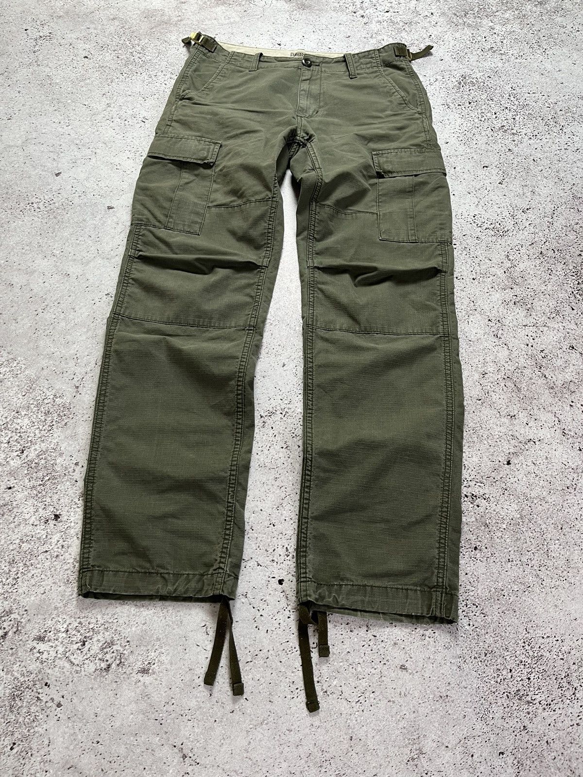 Carhartt × Carhartt Wip × Vintage 🐲Carhartt Cargo Pants Vintage Aviation Pant Size US 32 / EU 48 - 10 Thumbnail