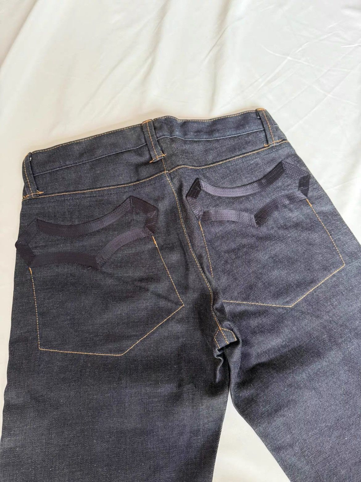 Number (N)ine Sz 2 Number Nine 09SS Patches Raw Denim Size US 30 / EU 46 - 4 Thumbnail