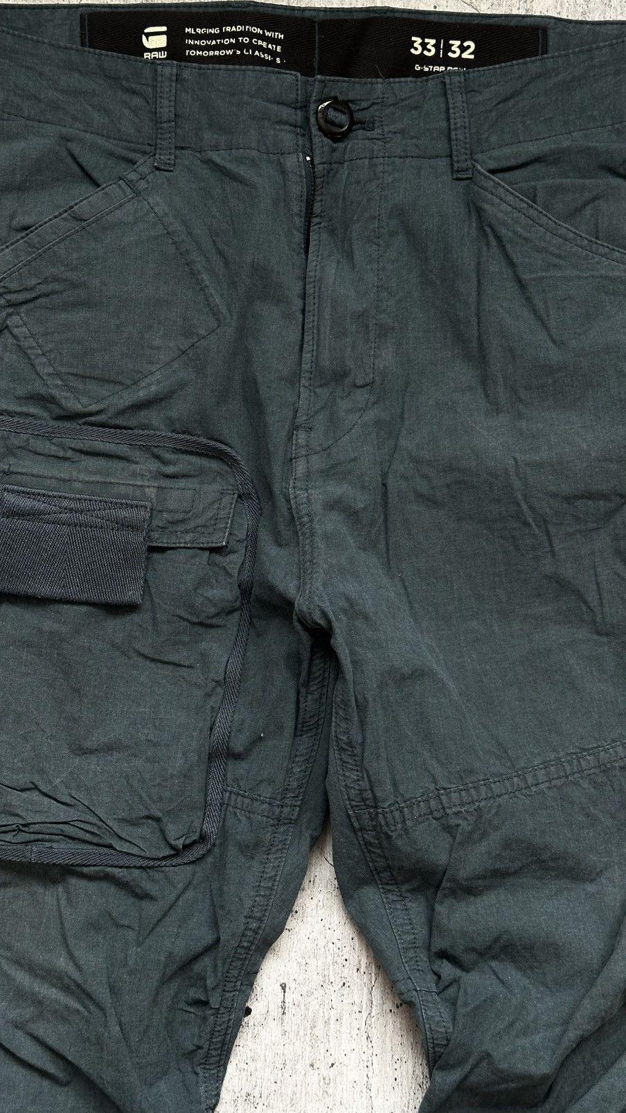 G-Star G Star Raw 3D Regular Tapered Cargo Y2K Pants Size US 33 - 6 Thumbnail