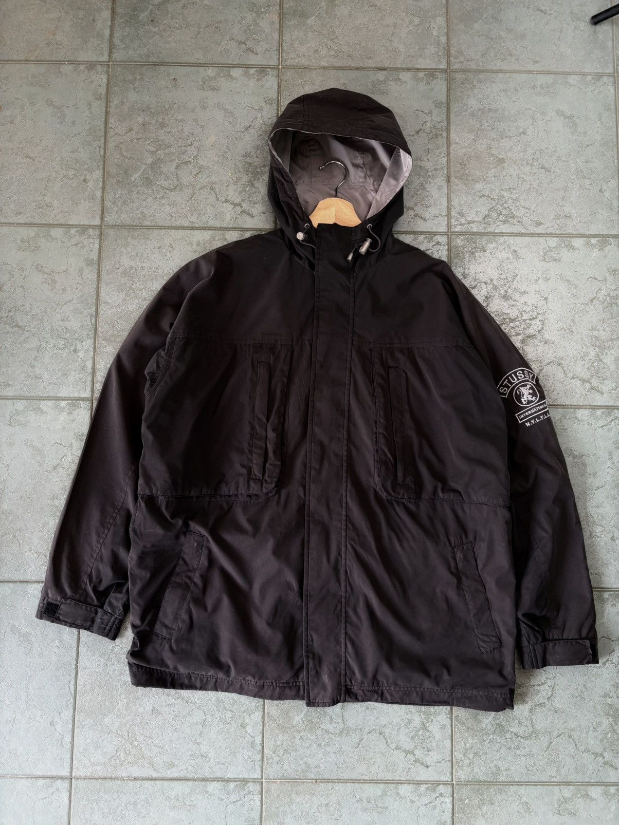 Stussy Vintage Stussy International NYLTLA Hooded Jacket Size US L / EU 52-54 / 3 - 6 Thumbnail