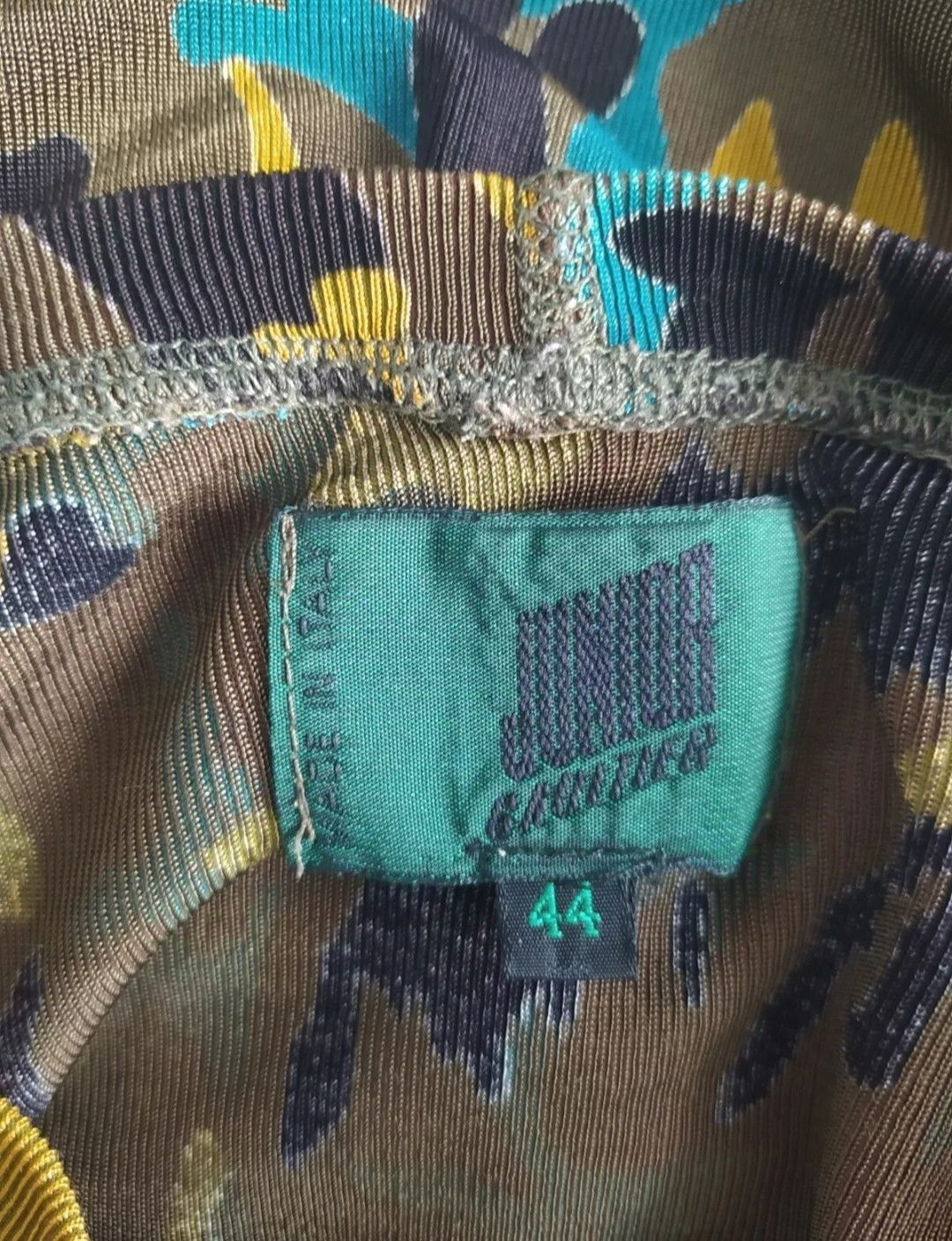 Jean Paul Gaultier Gaultier Junior Dress Camouflage Ribbed Vintage 90s Size M / US 6-8 / IT 42-44 - 11 Thumbnail