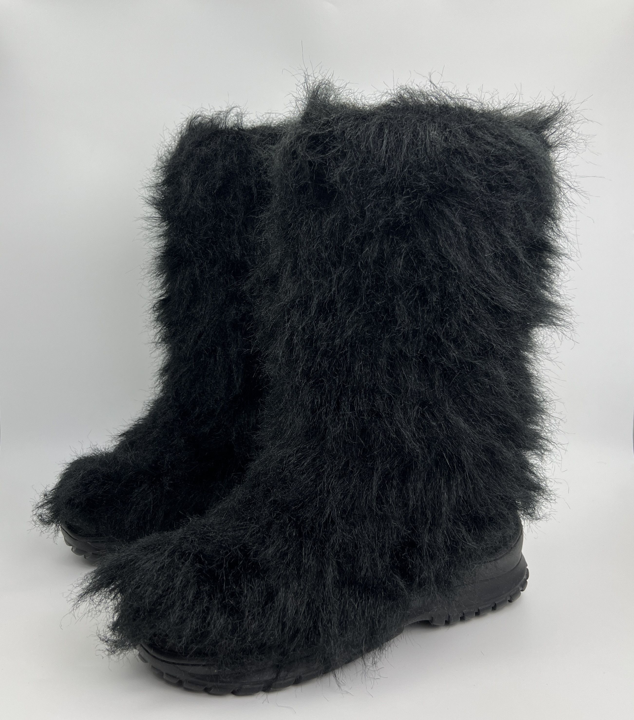 Vintage Vintage y2k Yeti Faux Fur Winter Boots Avant Garde Size US 10 / IT 40 - 6 Thumbnail