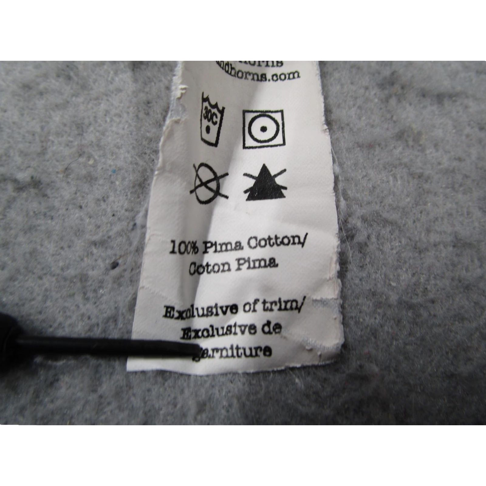 Vintage WINGS+HORNS Black Pima Cotton Jogger Sweatpants Mens Large Drawstring Activewear Size US 33 - 4 Thumbnail