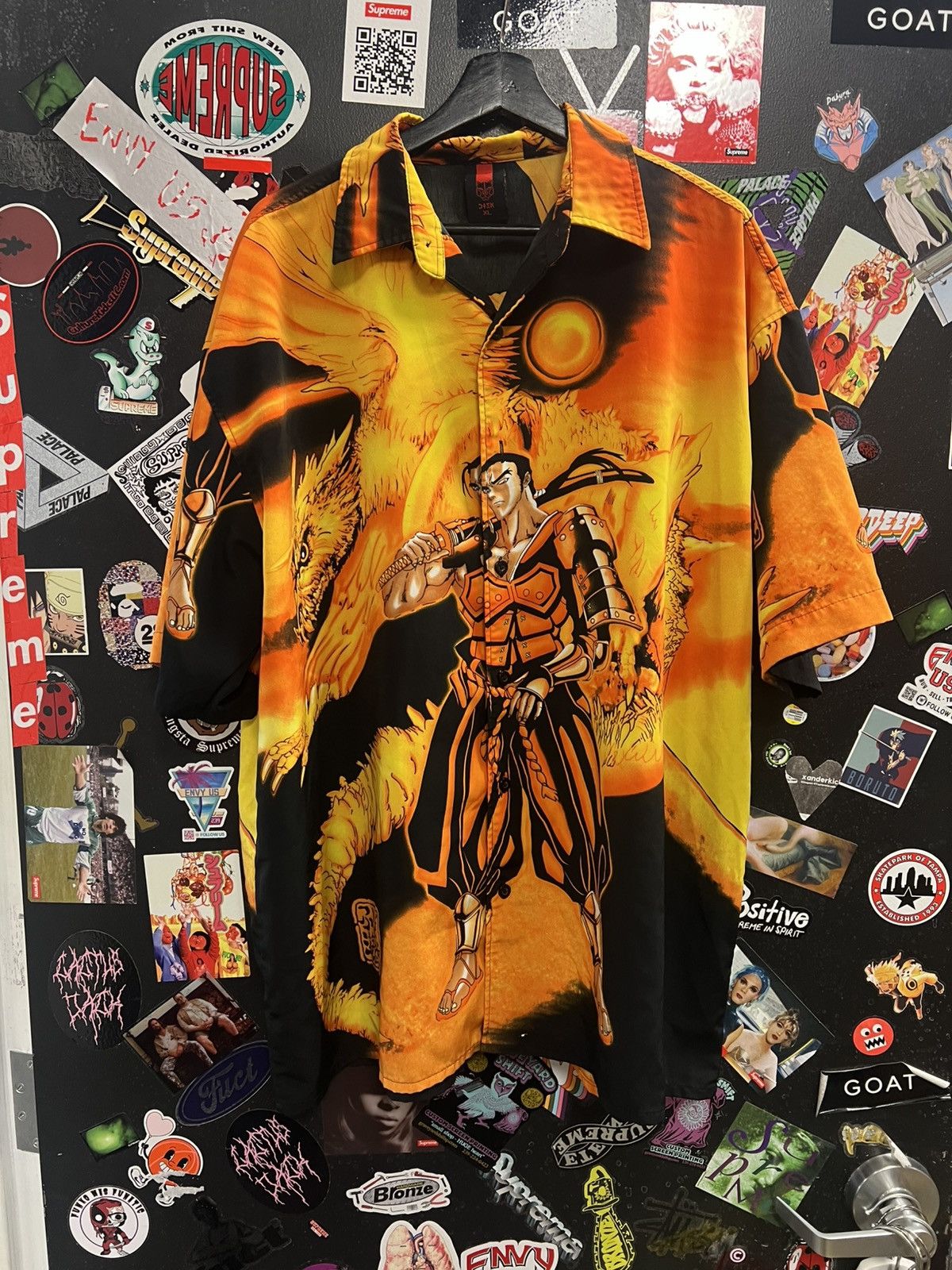 Vintage Vintage Y2K Japanese Warrior Button Up Shirt Size US XL / EU 56 / 4 - 1 Thumbnail