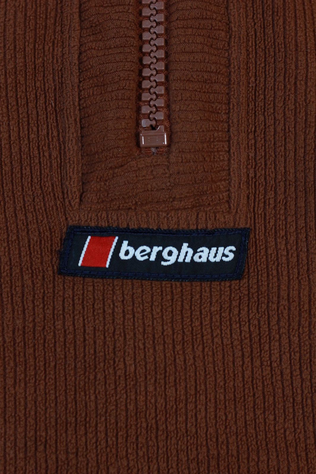 Berghaus Vintage 1990s Berghaus Corded Sweater 1/4 Zip Fleece Jacket Size US L / EU 52-54 / 3 - 4 Thumbnail