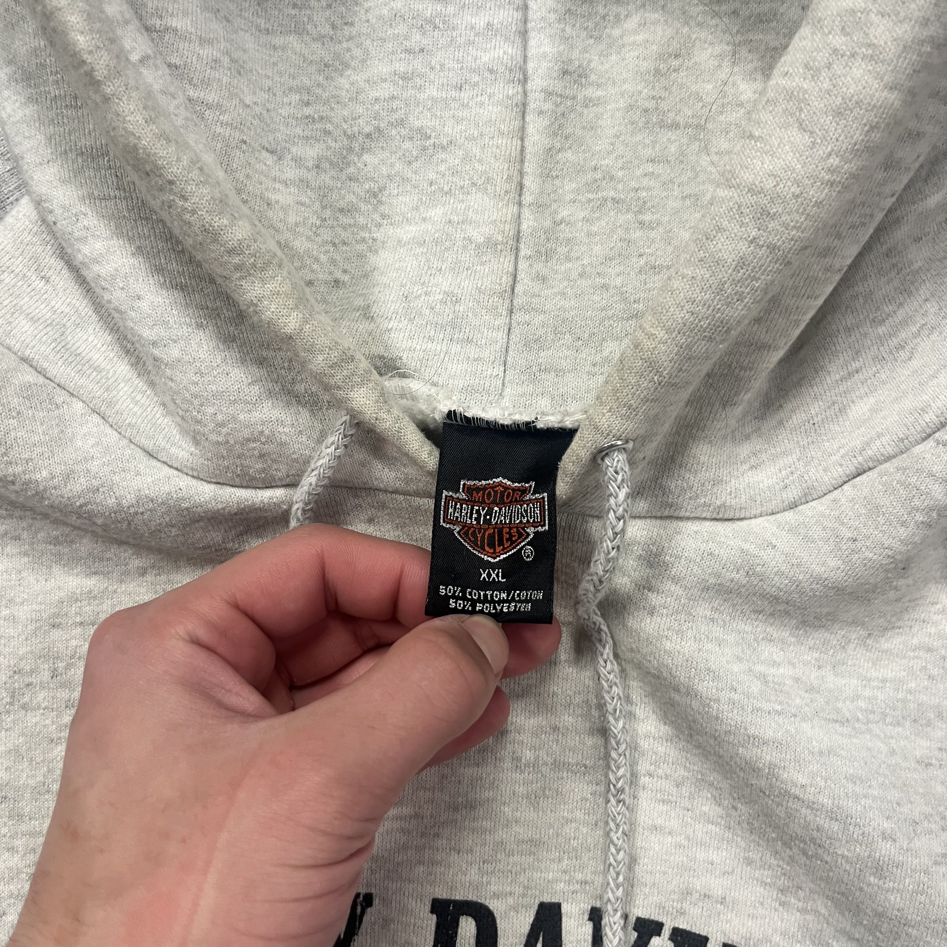 Harley Davidson × Vintage Crazy VTG 90s Harley Davidson Hoodie Size US XXL / EU 58 / 5 - 3 Thumbnail