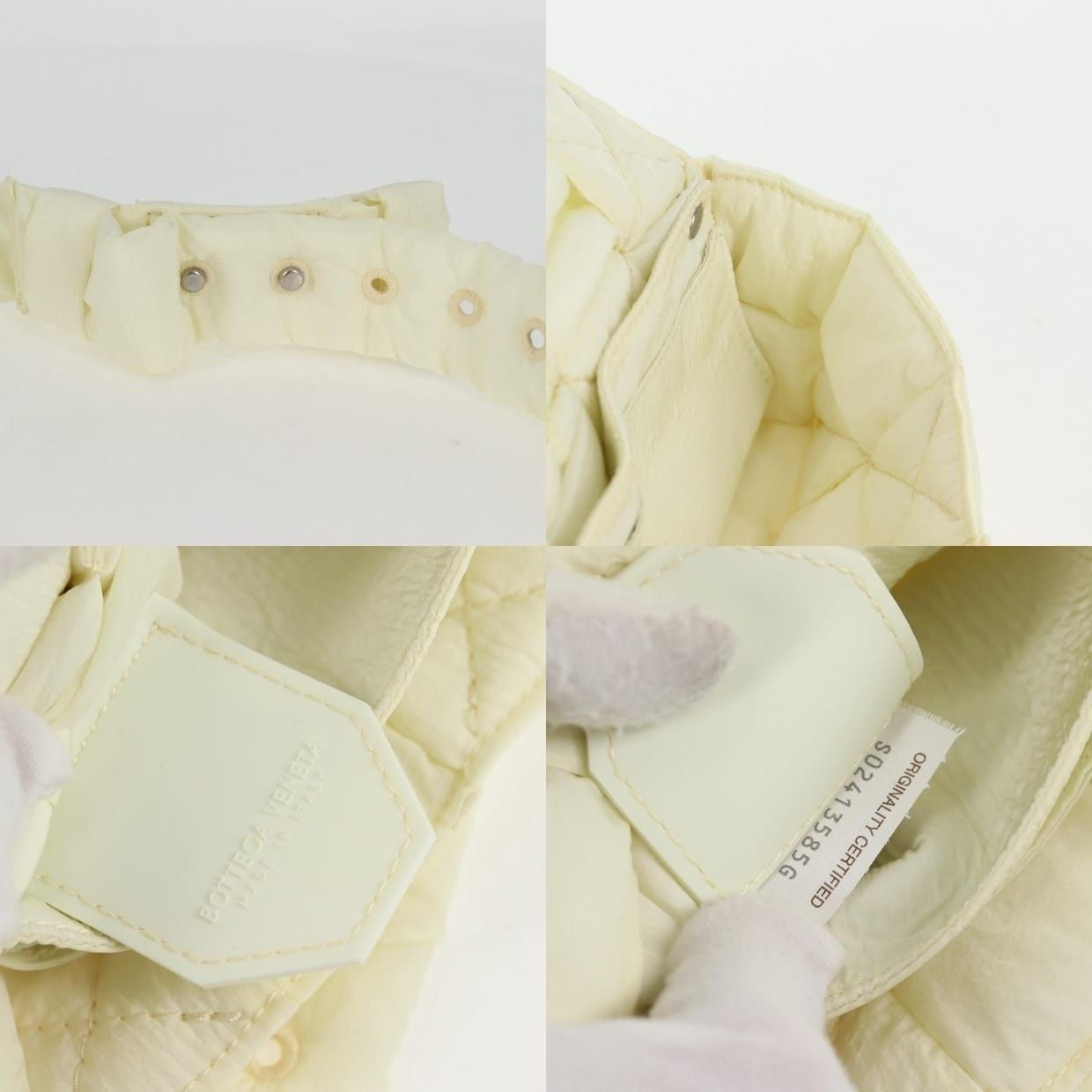 Bottega Veneta Bottega Veneta Intrecciato Cassette Shoulder Bag Cream Size ONE SIZE - 15 Thumbnail