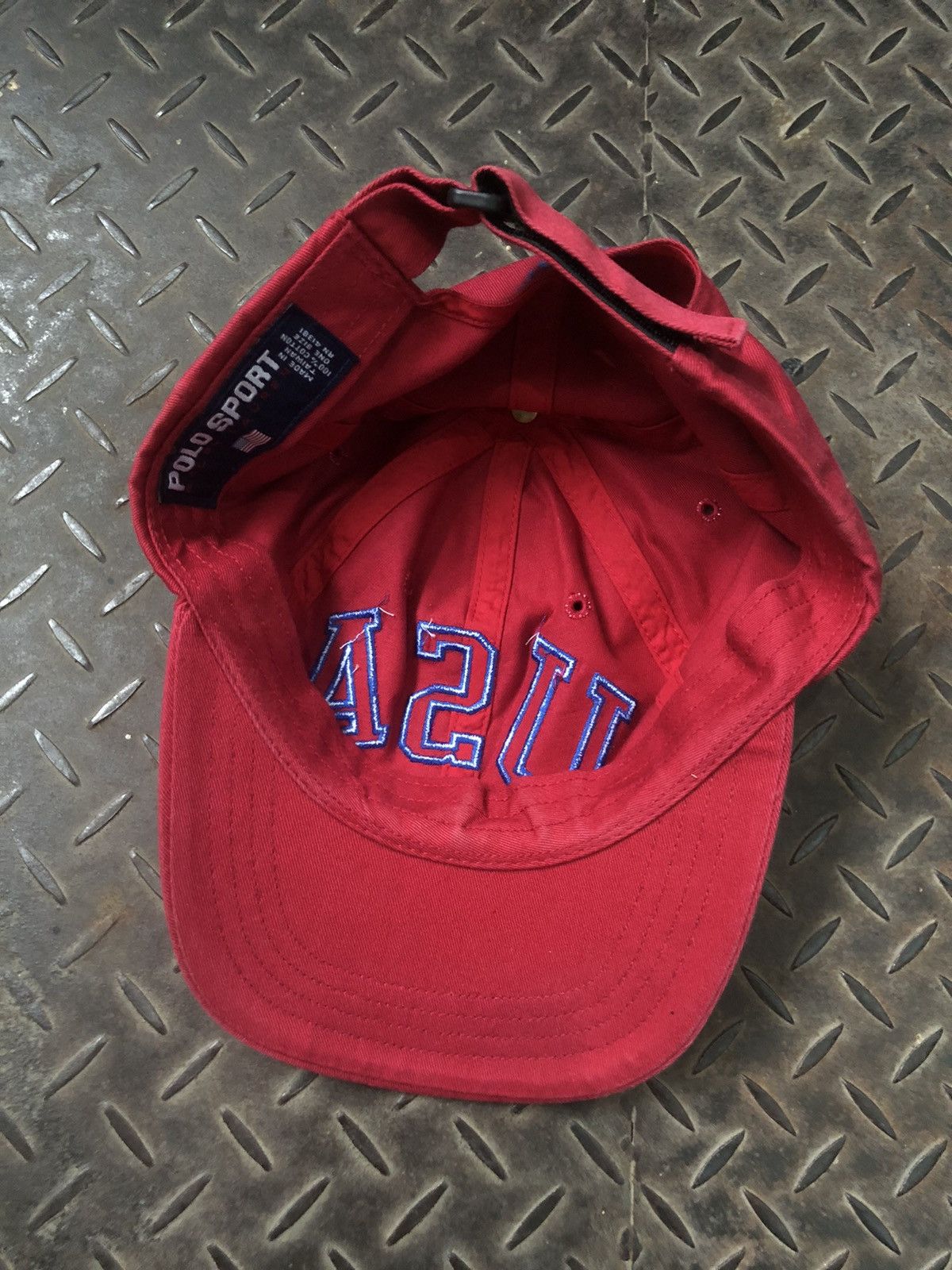 Polo Ralph Lauren Rare Vintage 90s Polo Sport Ralph Lauren USA Hat Size ONE SIZE - 5 Thumbnail