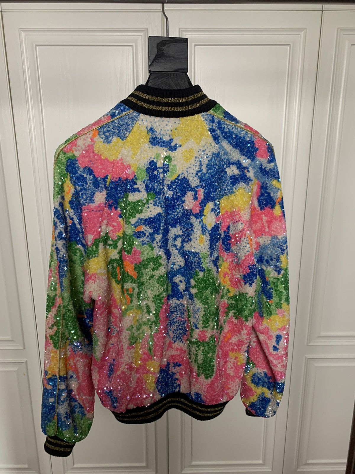 Saint Laurent Paris Saint Laurent 2016SS multi- color sequins bomber jacket Size US S / EU 44-46 / 1 - 4 Thumbnail