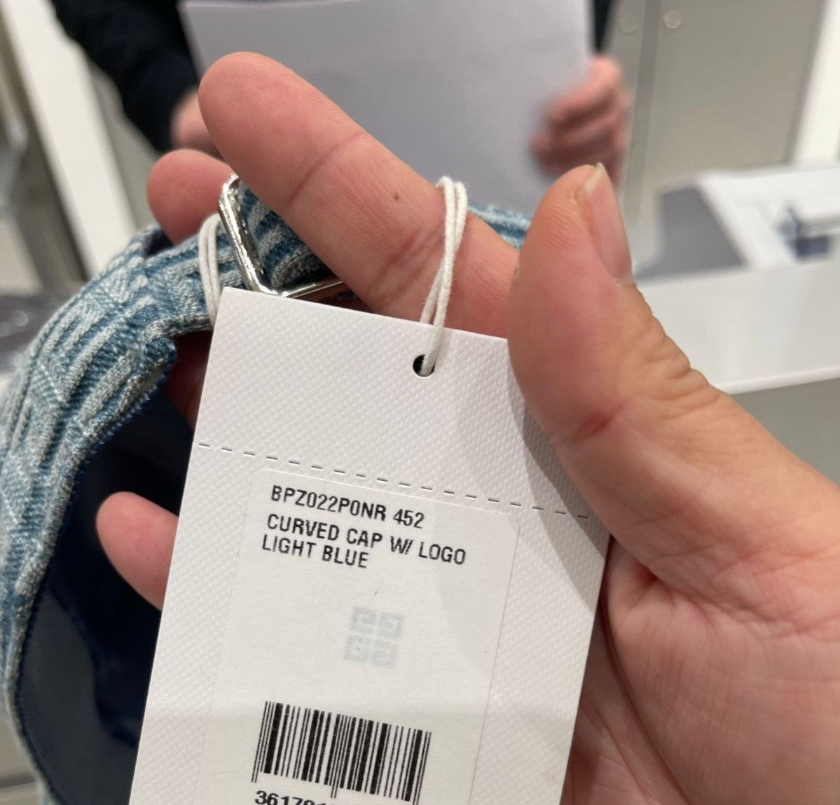 Givenchy o1n1vont1225 Size: OS / Curved Hat / Cap in Light Blue Size ONE SIZE - 4 Thumbnail