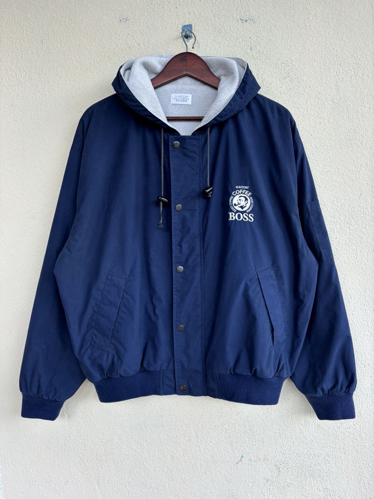 Suntory Boss Coffee Zip Up Polyester Jacket