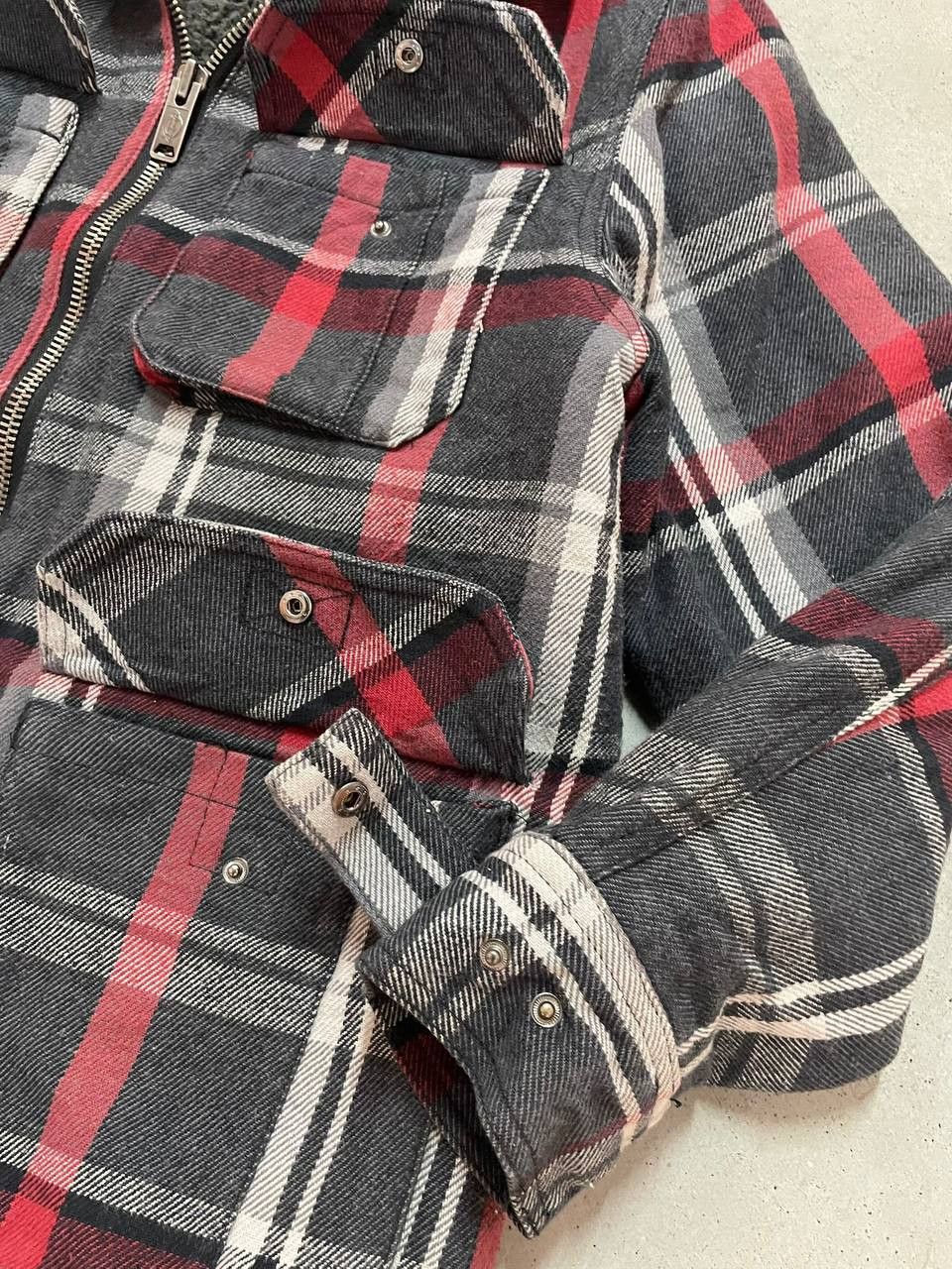 Dickies Vintage Dickies Plaid Sherpa Jacket 90s Size US M / EU 48-50 / 2 - 7 Thumbnail