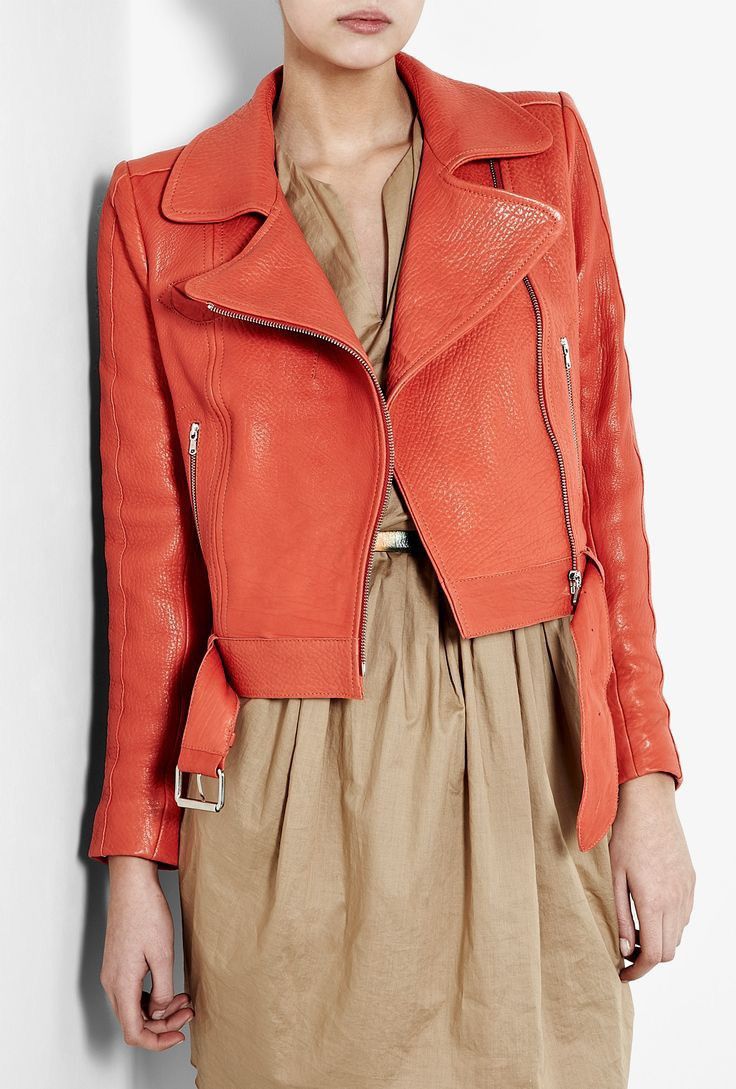 Carven Carven leather biker jacket Size XS / US 0-2 / IT 36-38 - 2 Thumbnail