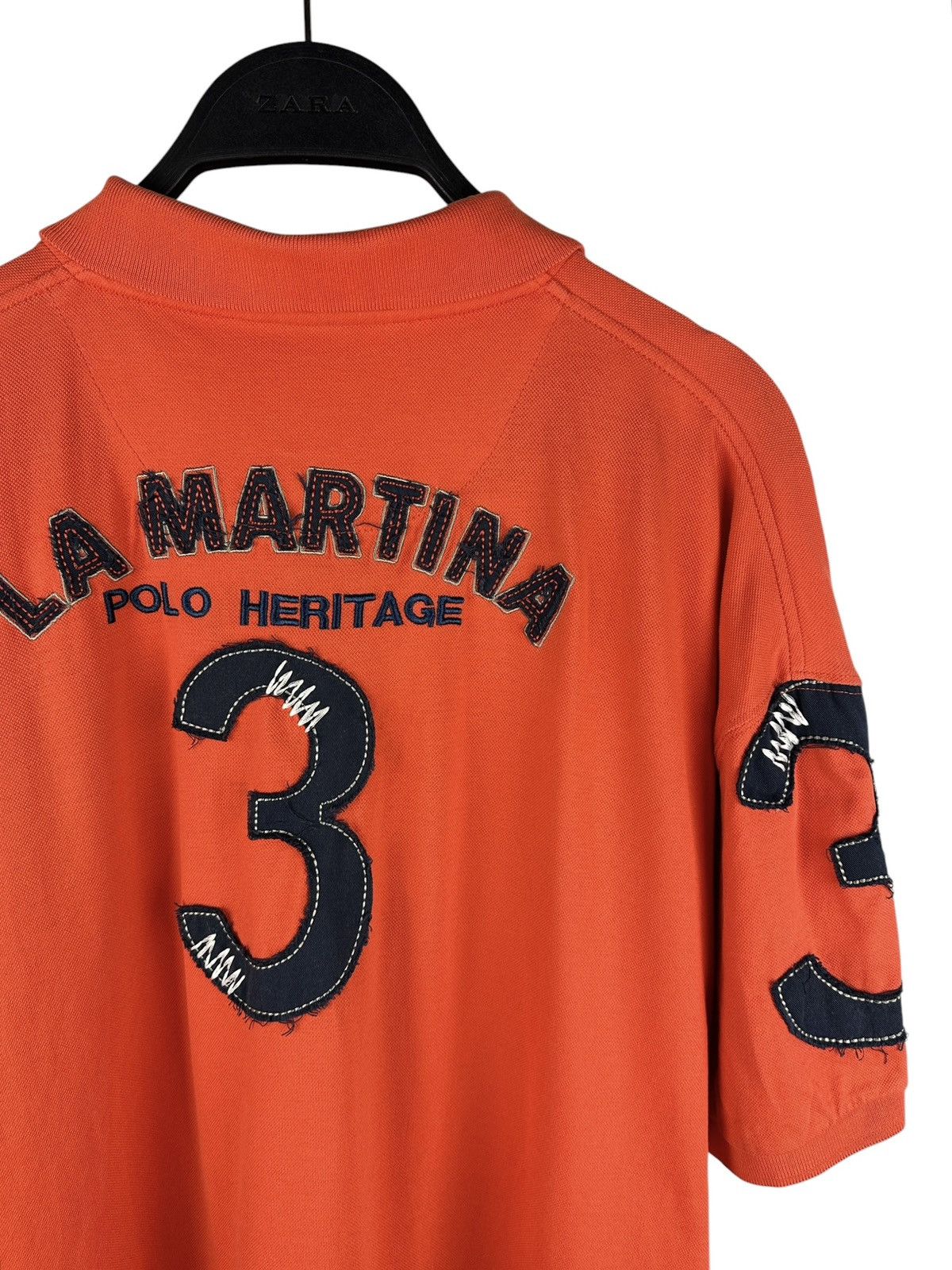 La Martina La Martina Polo Heritage Embroidered Logo Polo T-Shirt 3XL Size US XXL / EU 58 / 5 - 3 Thumbnail