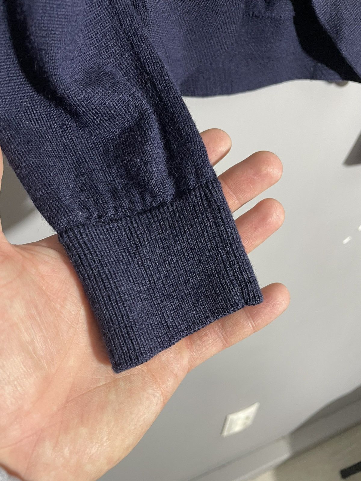 Lacoste × Vintage Lacoste Navy Blue Wool Cardigan size S Size US S / EU 44-46 / 1 - 6 Thumbnail
