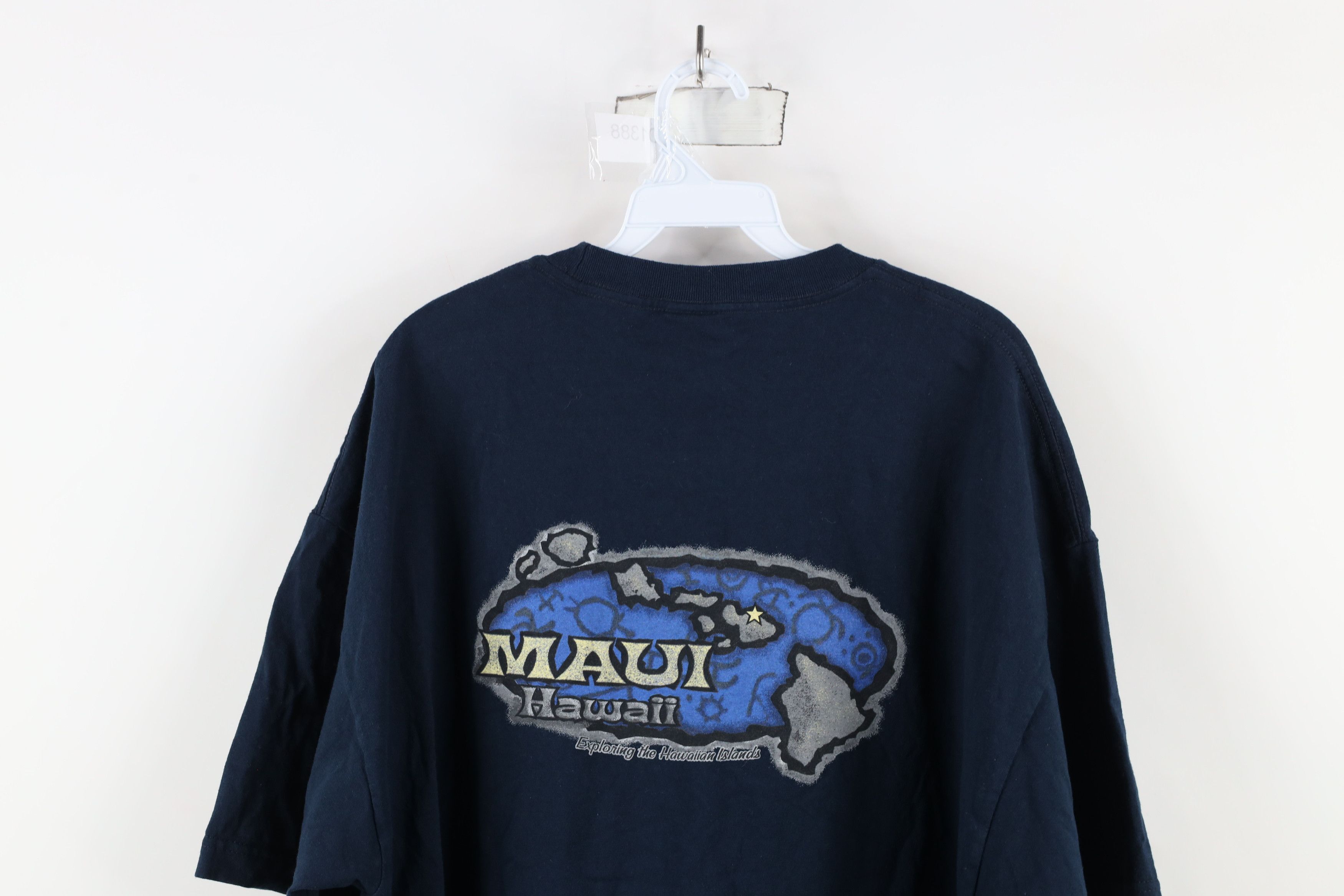 Vintage Vintage Y2K Streetwear The Valley Isle Maui Hawaii T-Shirt Size US XXL / EU 58 / 5 - 11 Thumbnail