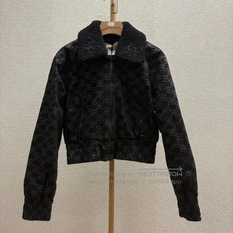 Fendi Black Winter Cotton Jacket for Women .