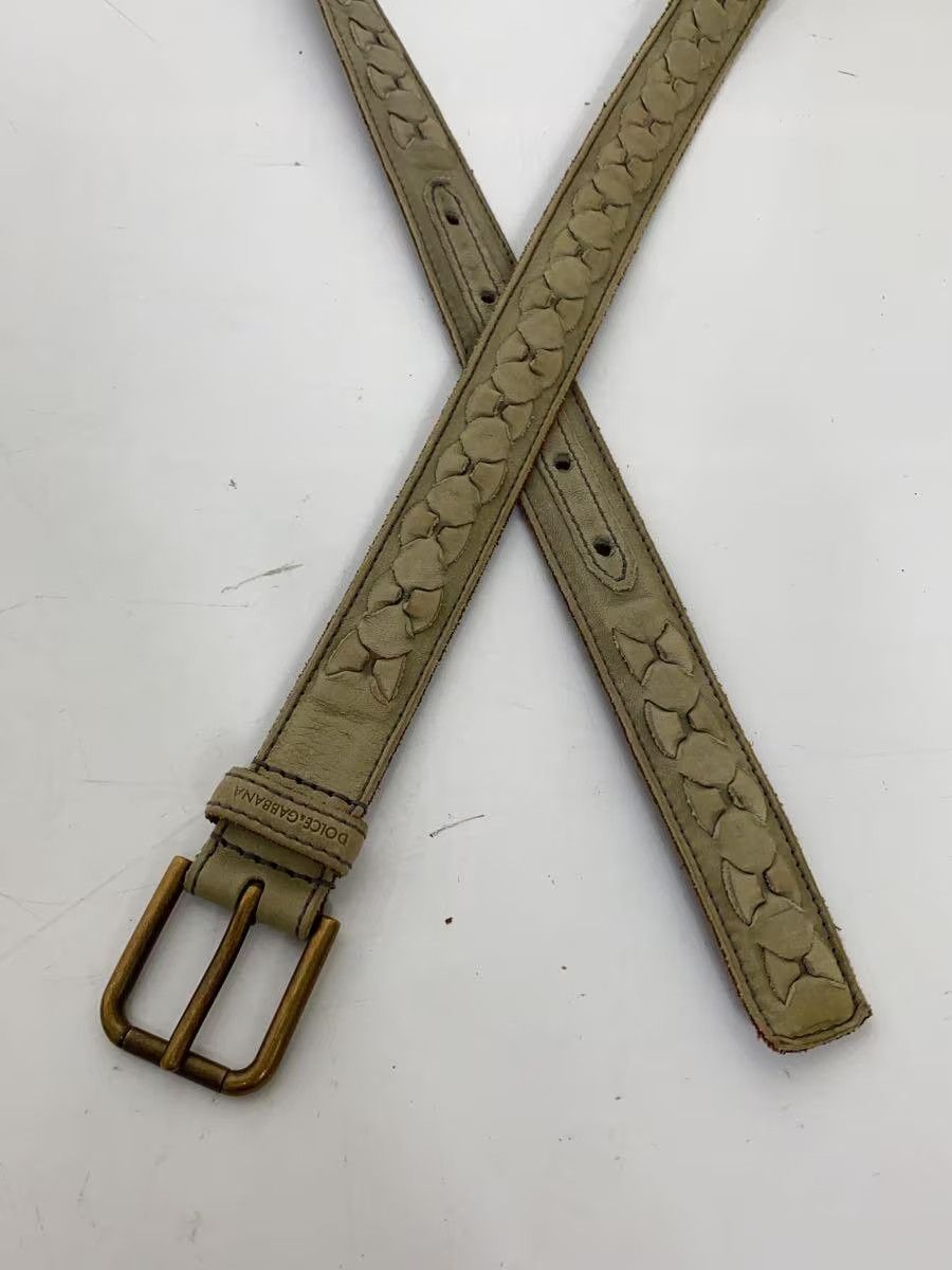 Dolce & Gabbana Cable Pattern Leather Belt Size ONE SIZE - 2 Thumbnail