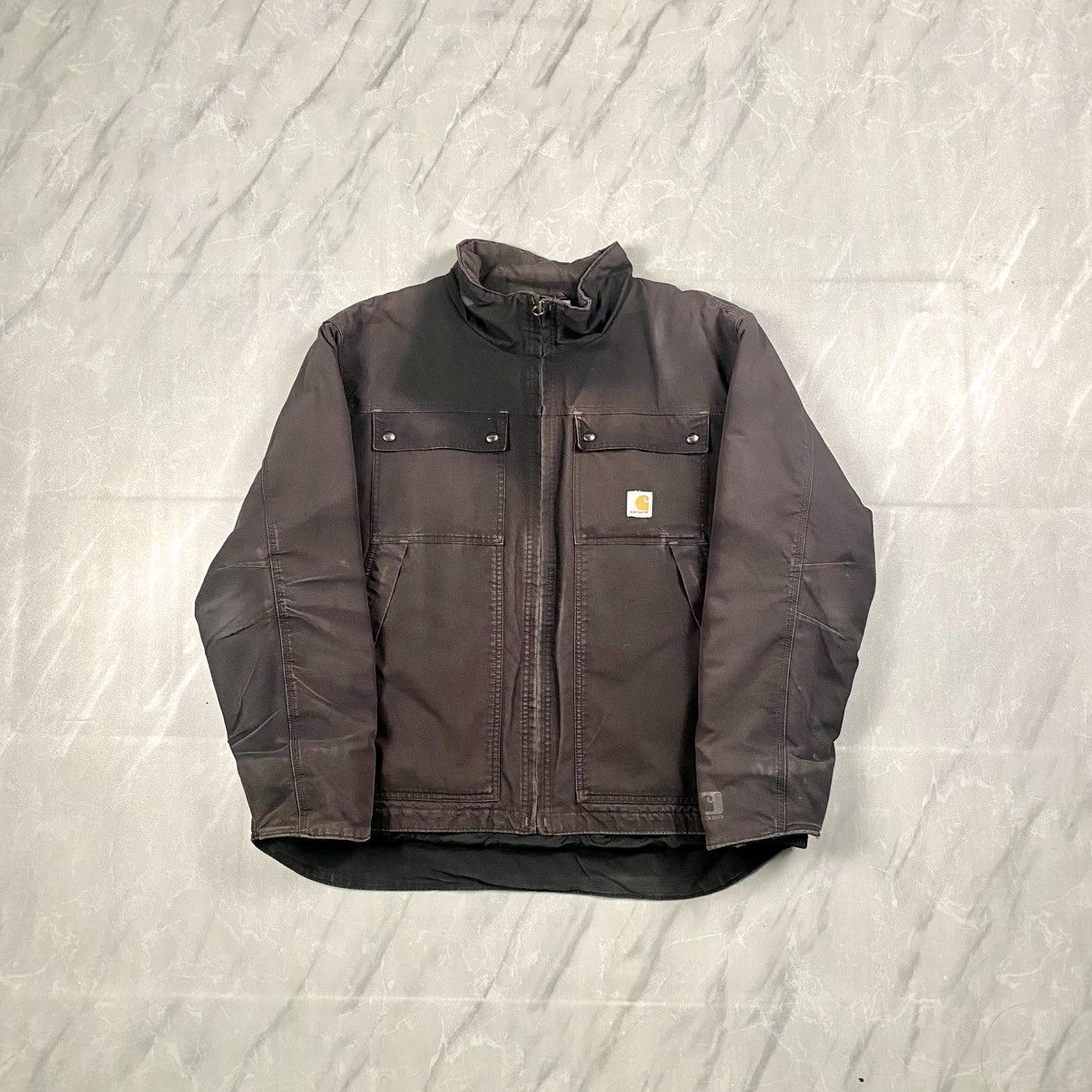 Grail Vintage Carhartt Quick Duck Sunfaded Distressed Jacket