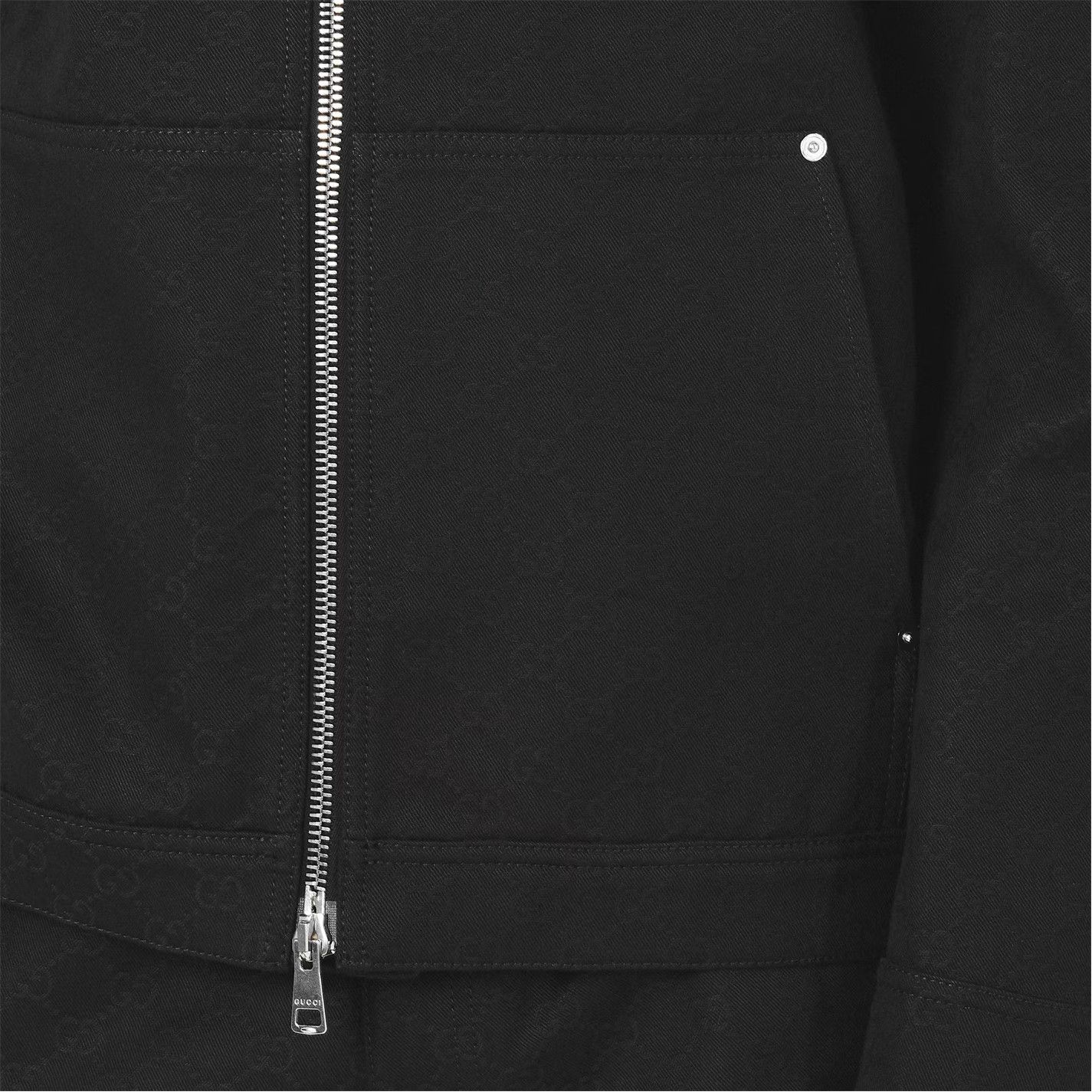 Gucci o1g2r1mq0426 Structured Fit Denim Jacket in Black Size US M / EU 48-50 / 2 - 4 Thumbnail
