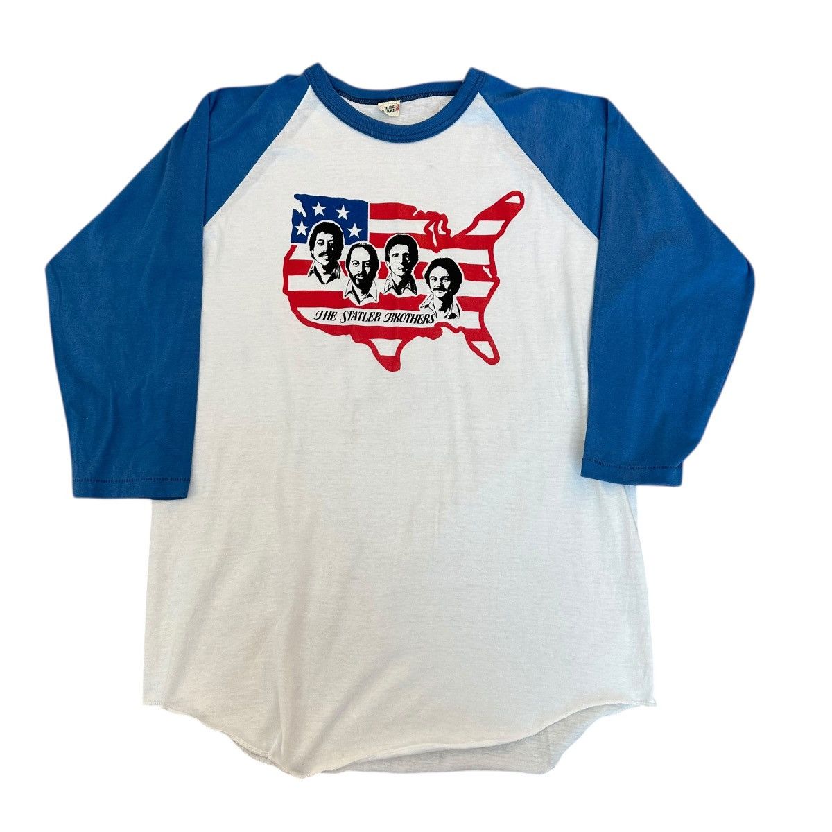 Band Tees Vintage 1980s The Statler Brothers concert tour raglan shirt Size US M / EU 48-50 / 2 - 1 Thumbnail