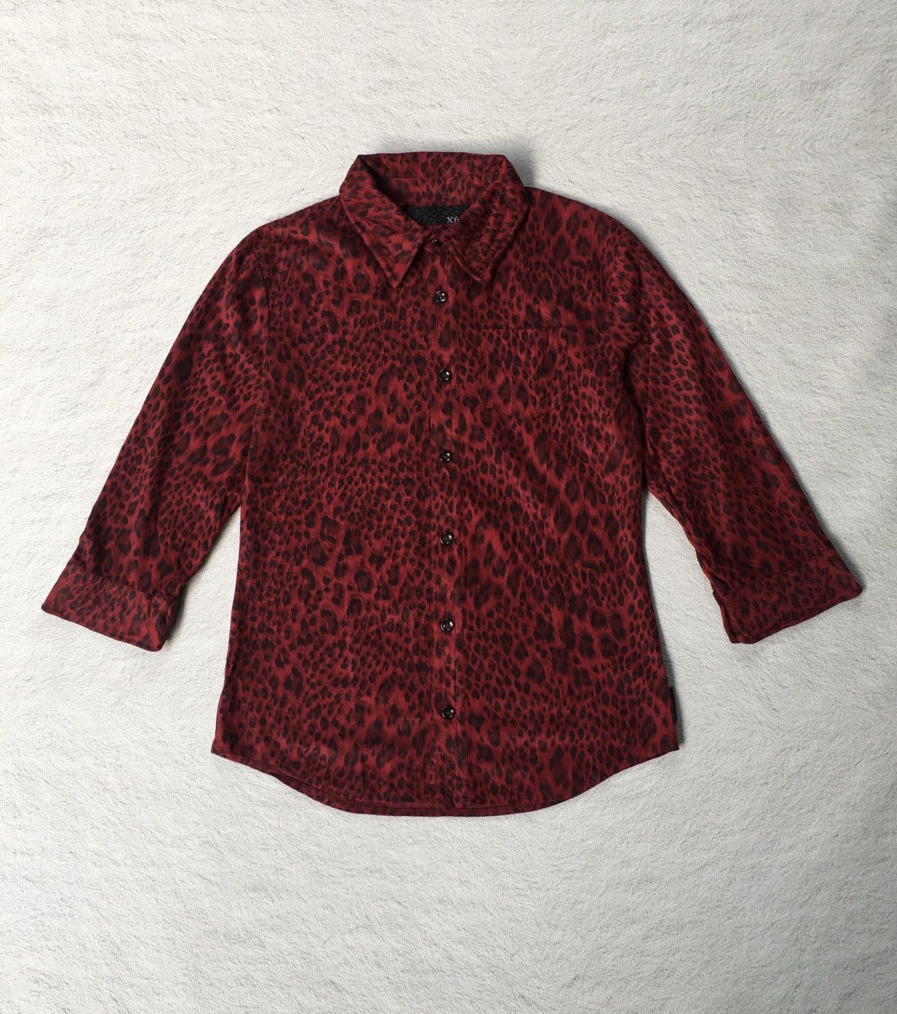 Xfrm Leopard button shirt