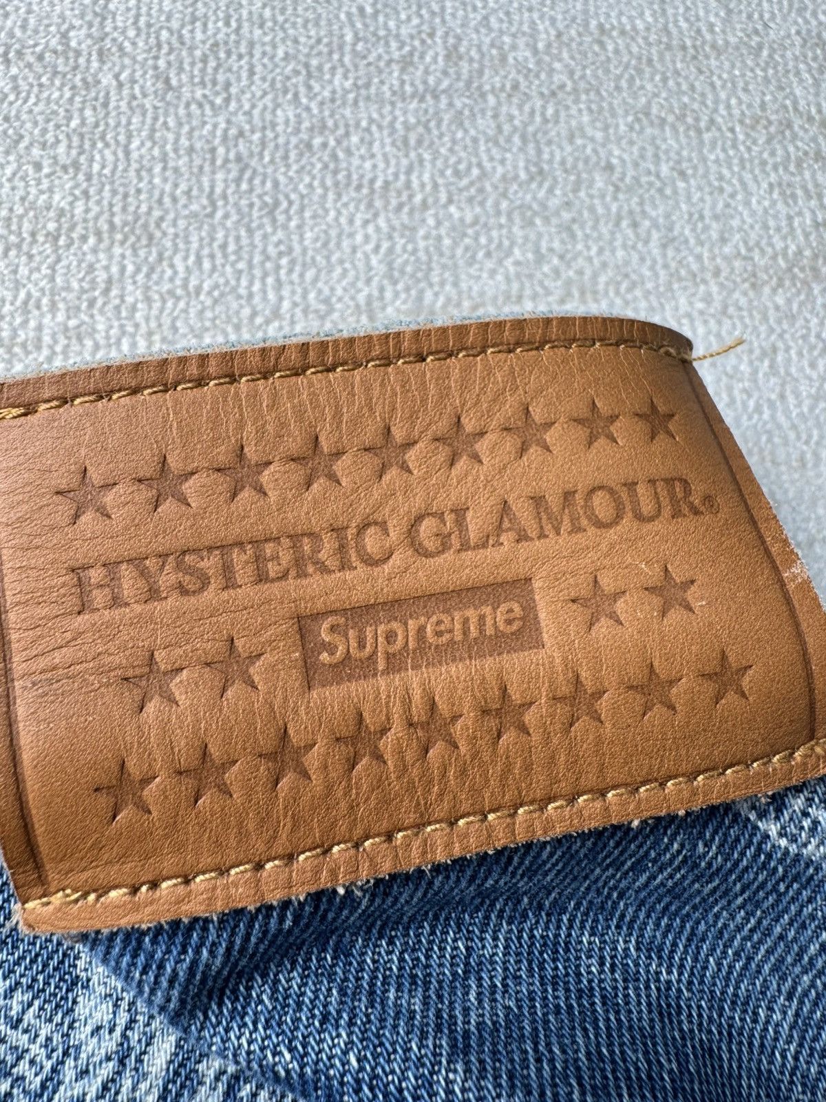 Hysteric Glamour × Supreme Snake double knee denim 32 Size US 32 / EU 48 - 12 Thumbnail