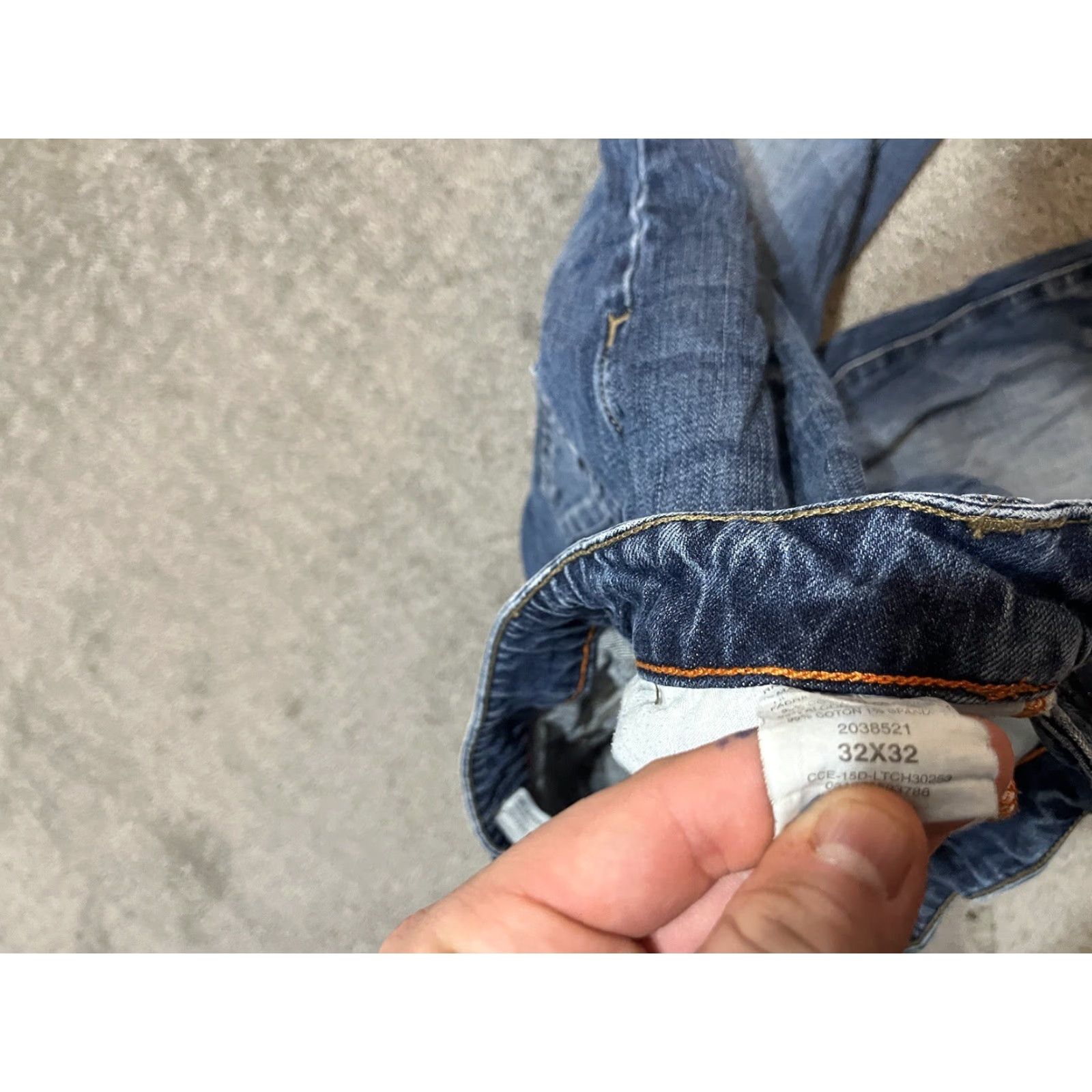 Lee VINTAGE Lee Modern Series L342 Jeans Denim Blue 32x27 Straight Fit 5-Pocket Denim Blue Mens Jeans Size US 32 / EU 48 - 7 Thumbnail