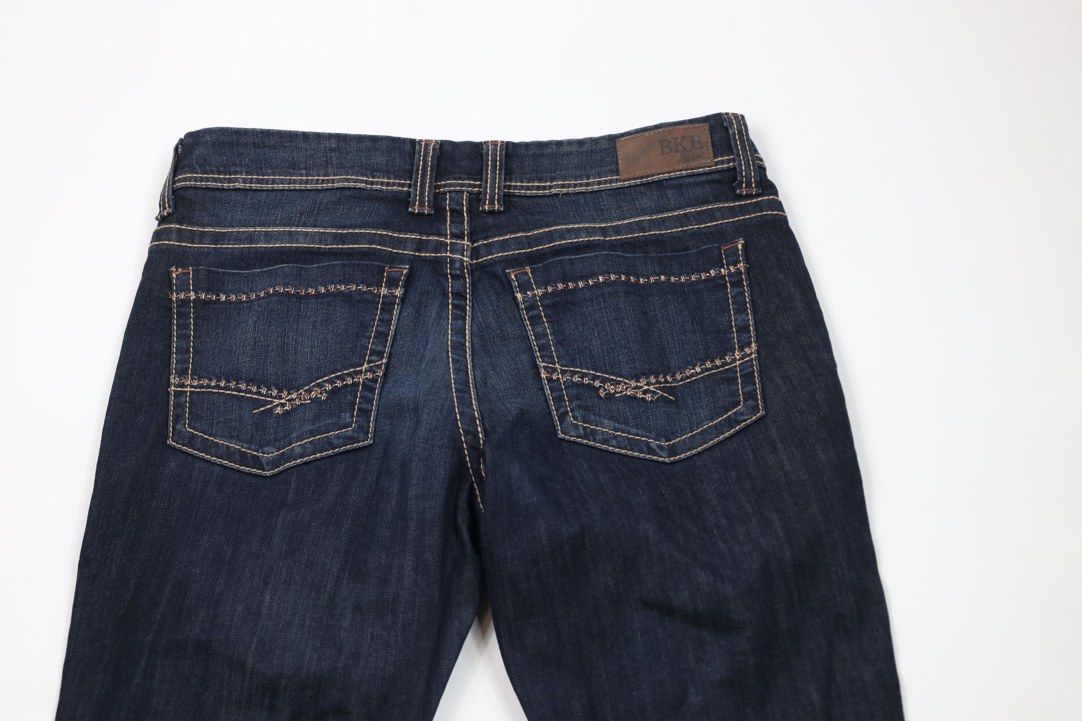 BKE × Vintage Buckle BKE Thick Stitch Stretch Culture Denim Jeans Blue Size 32" / US 10 / IT 46 - 11 Thumbnail