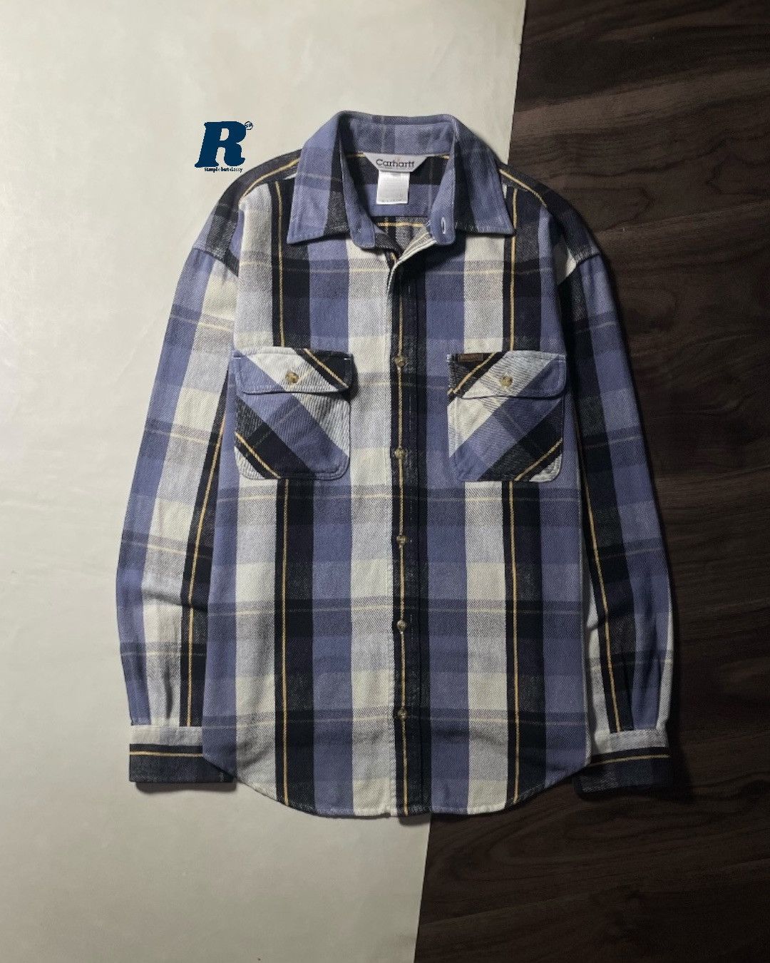 Carhartt Heavy Flannel Shirt CARHARTT Size XL fit XXL Size US XL / EU 56 / 4 - 1 Thumbnail