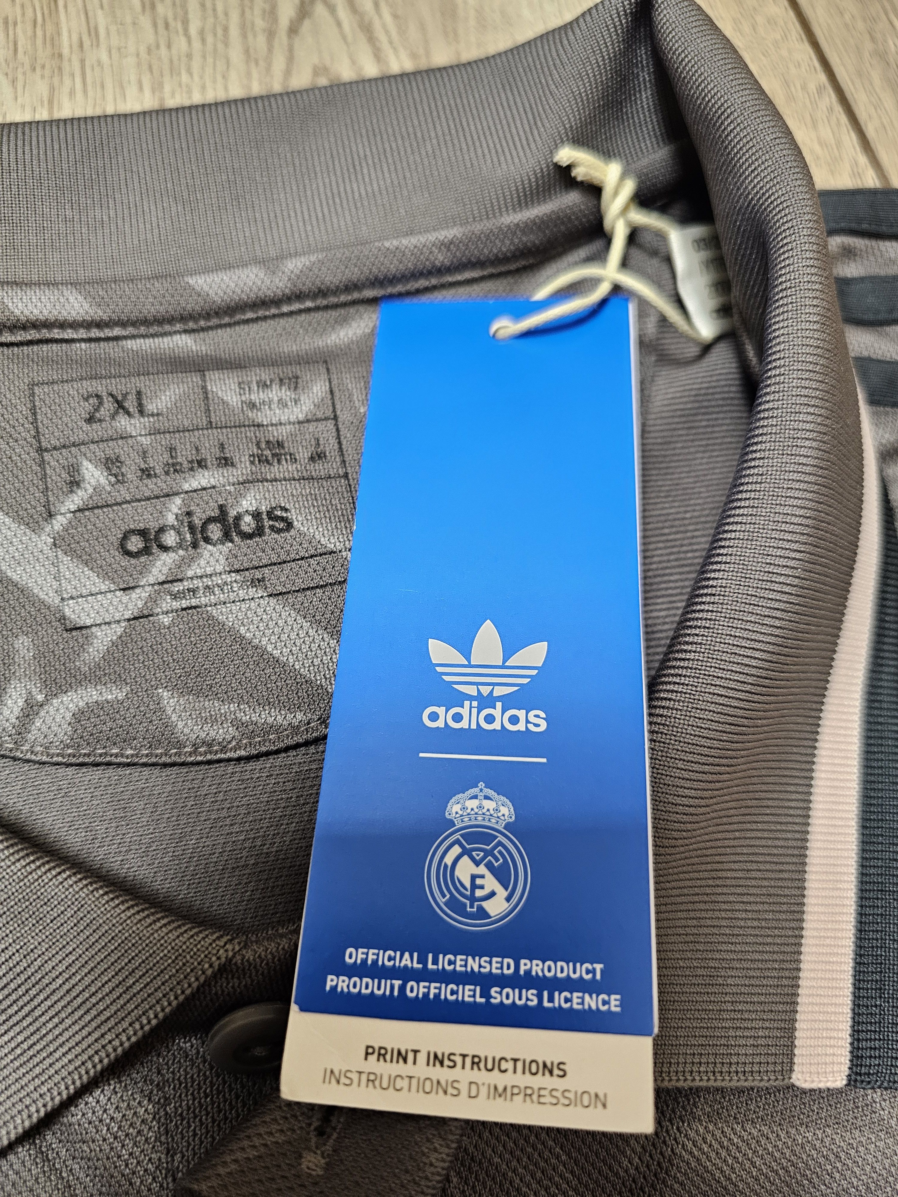 Adidas REAL MADRID 2024 2025 THIRD FOOTBALL SHIRT SOCCER JERSEY Size US XXL / EU 58 / 5 - 7 Thumbnail