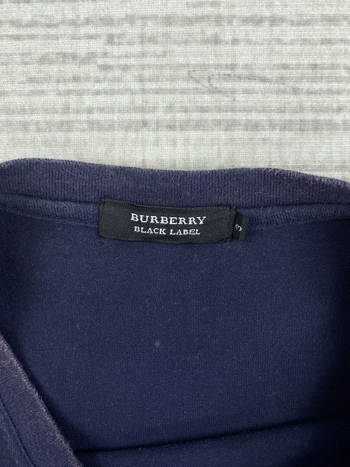 Burberry Vintage Burberry Black Label Nova Check Back Hit Tshirt Size US M / EU 48-50 / 2 - 6 Thumbnail